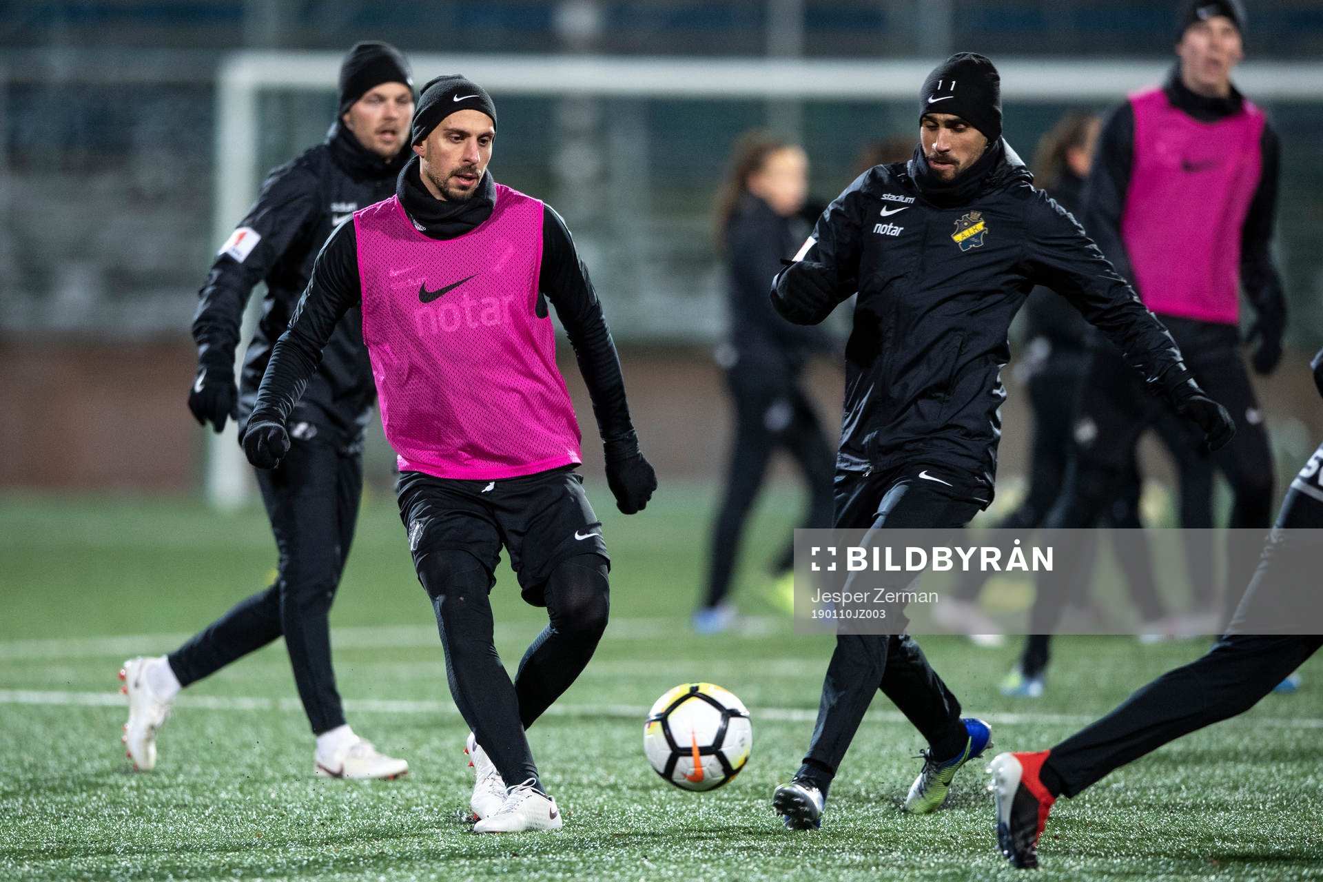 Panos Dimitriadis (v) och Stefan Silva (h)