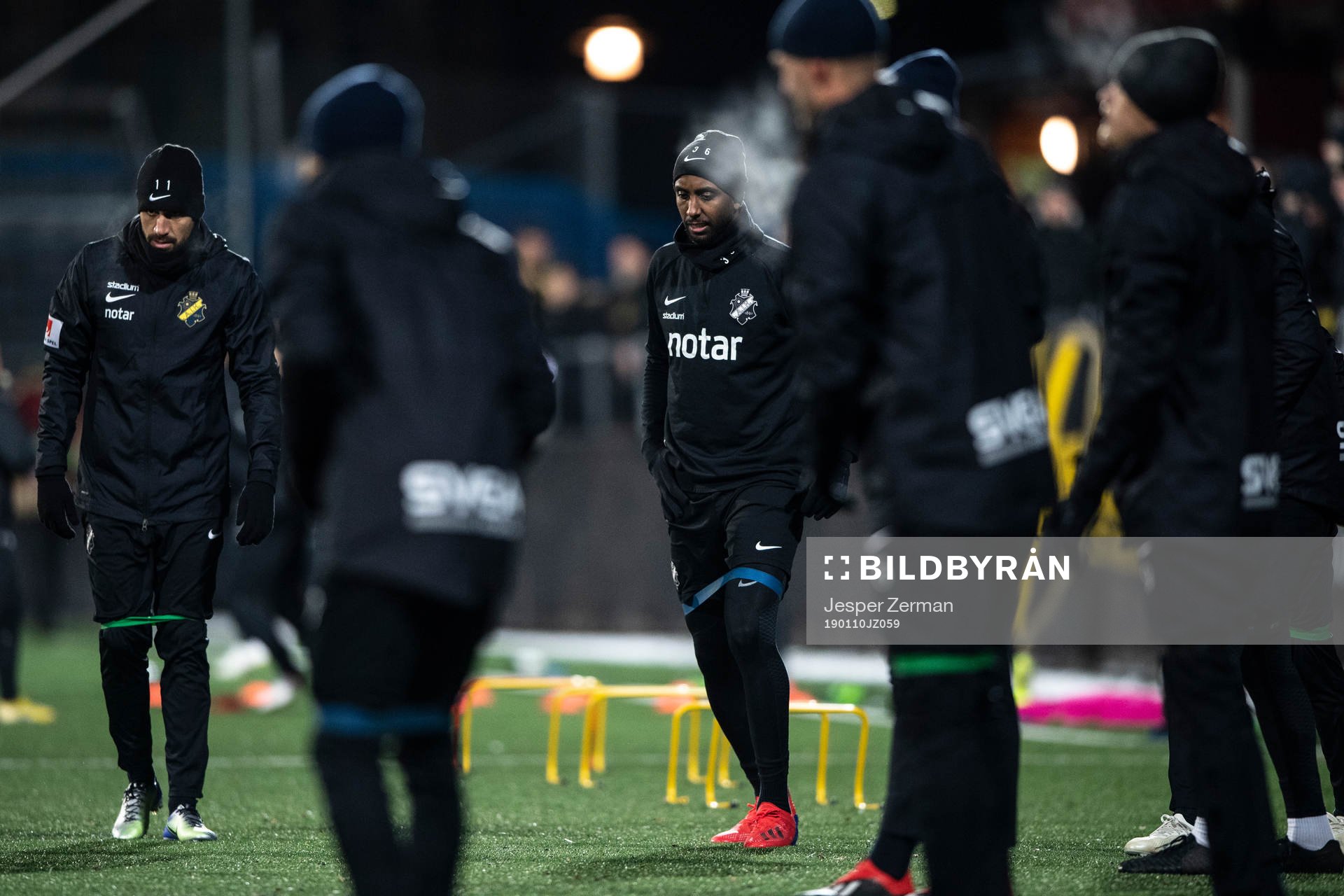 Stefan Silva (v) och Henok Goitom (h)