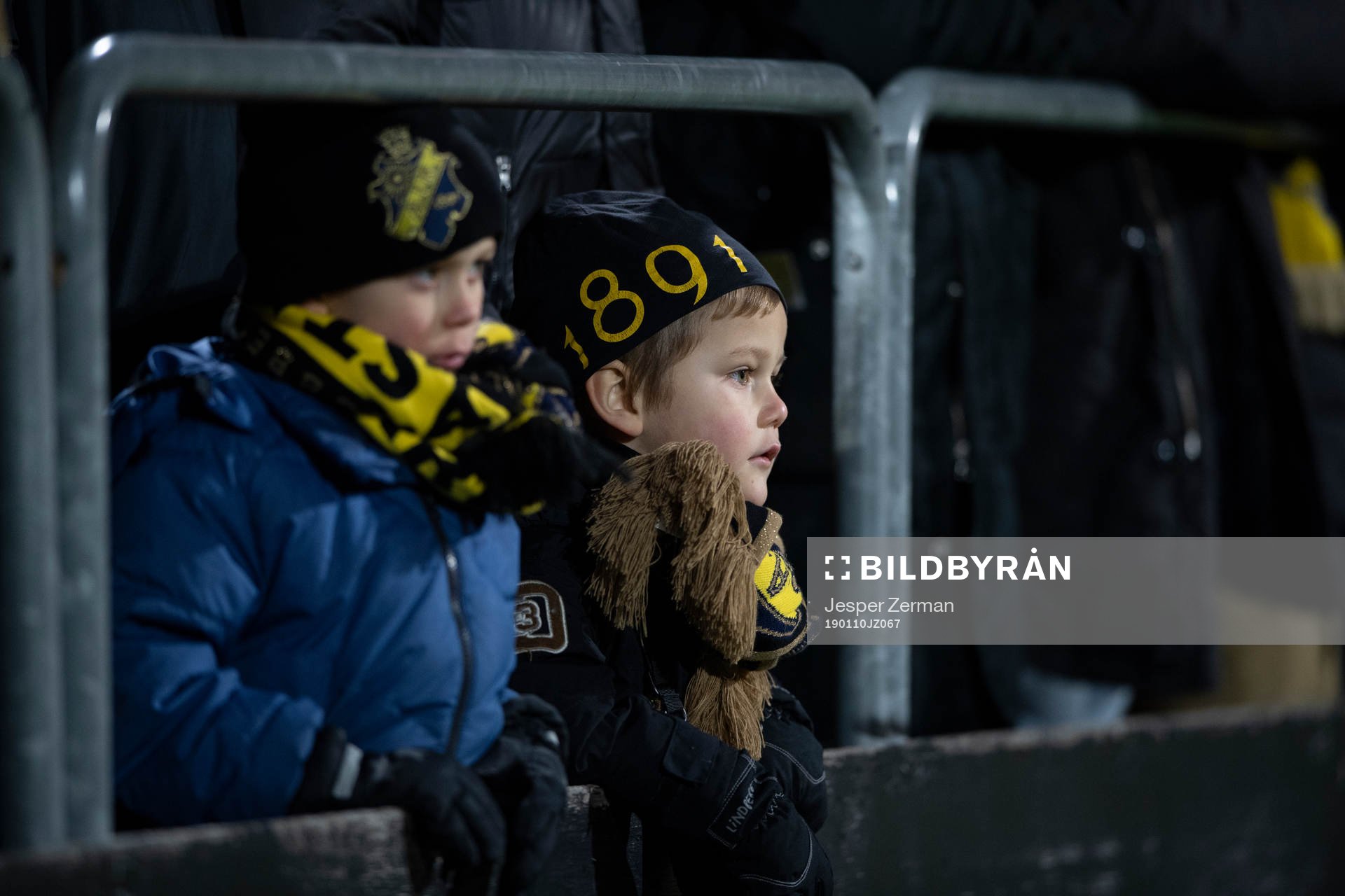 En ung AIK-supporter