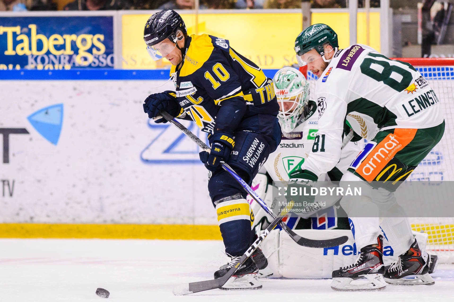s Martin Thörnberg och Färjestads Theodor Lennström