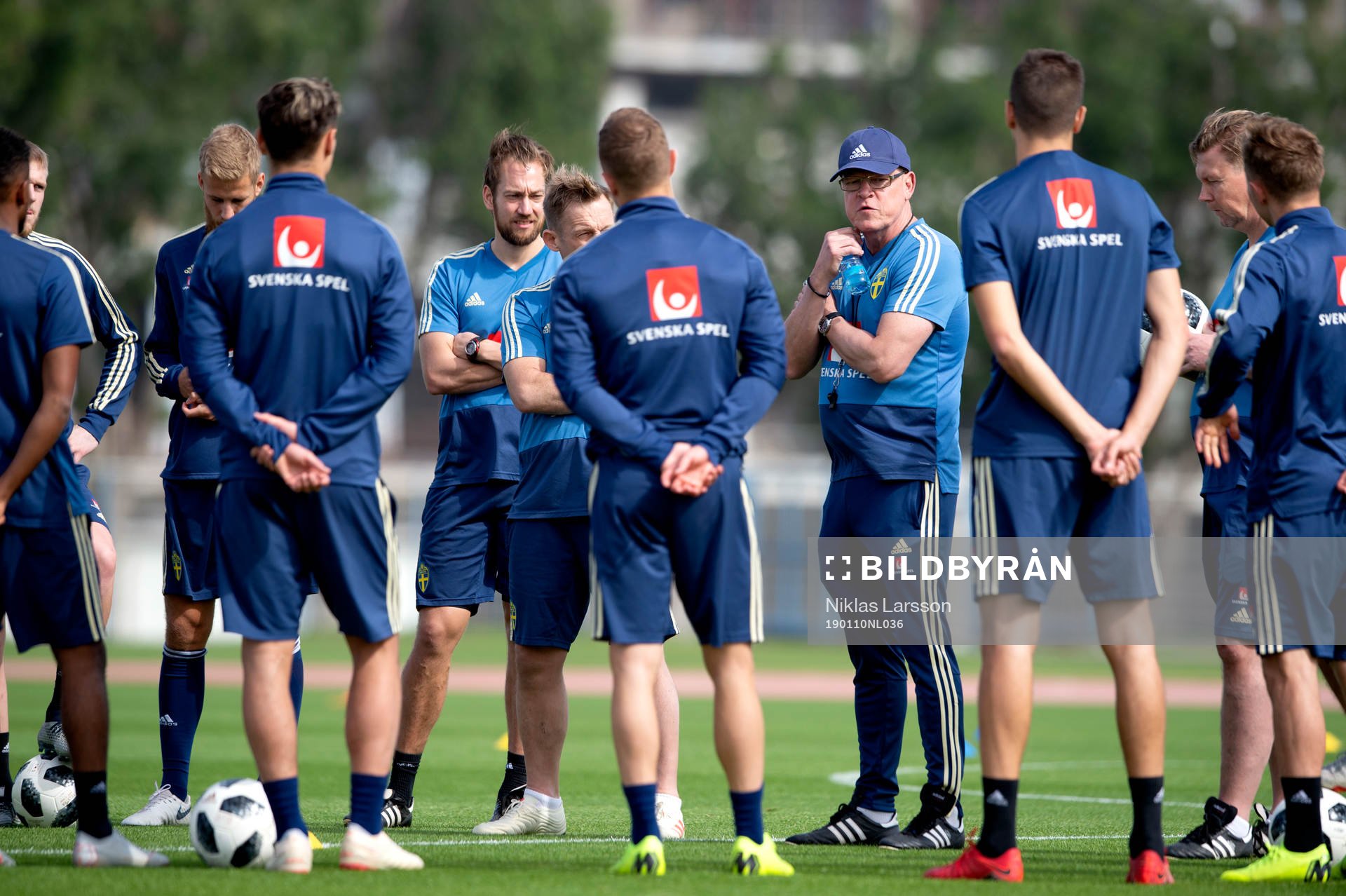 Sweden's head coach Janne Andersson
