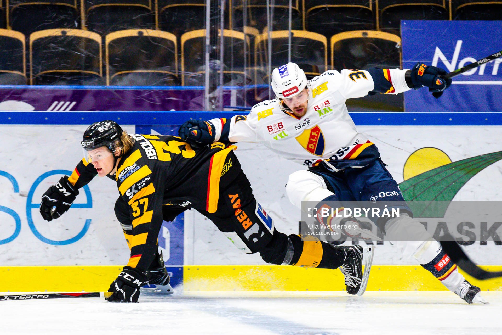 Skellefteås Albin Eriksson och Djurgårdens Daniel Brodin