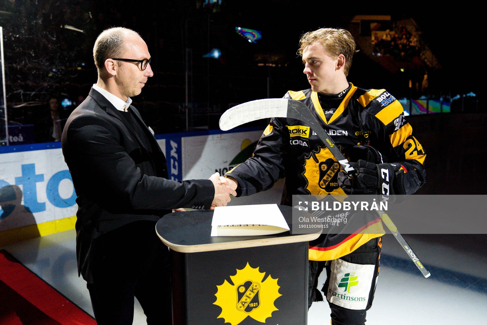Skellefteås sportchef Mikael Lindgren och Skellefteås
