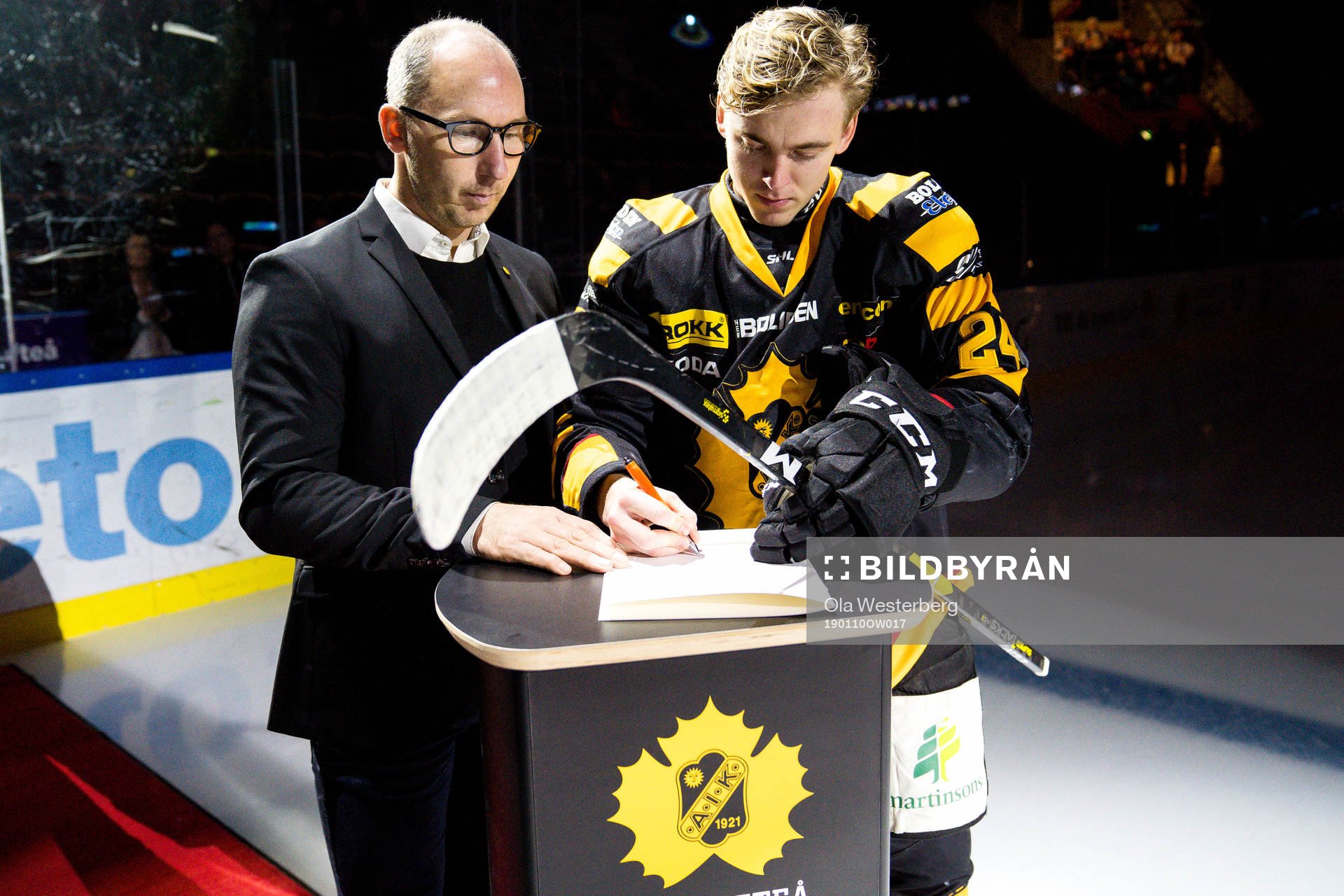 Skellefteås sportchef Mikael Lindgren och Skellefteås