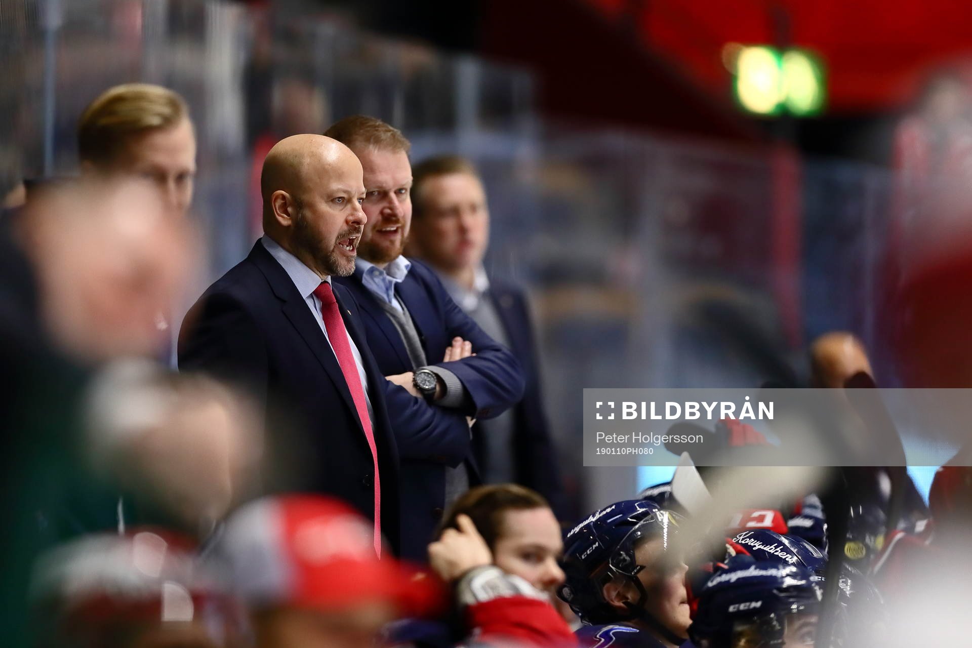 Linköpings tränare Tommy Jonsson reagerar