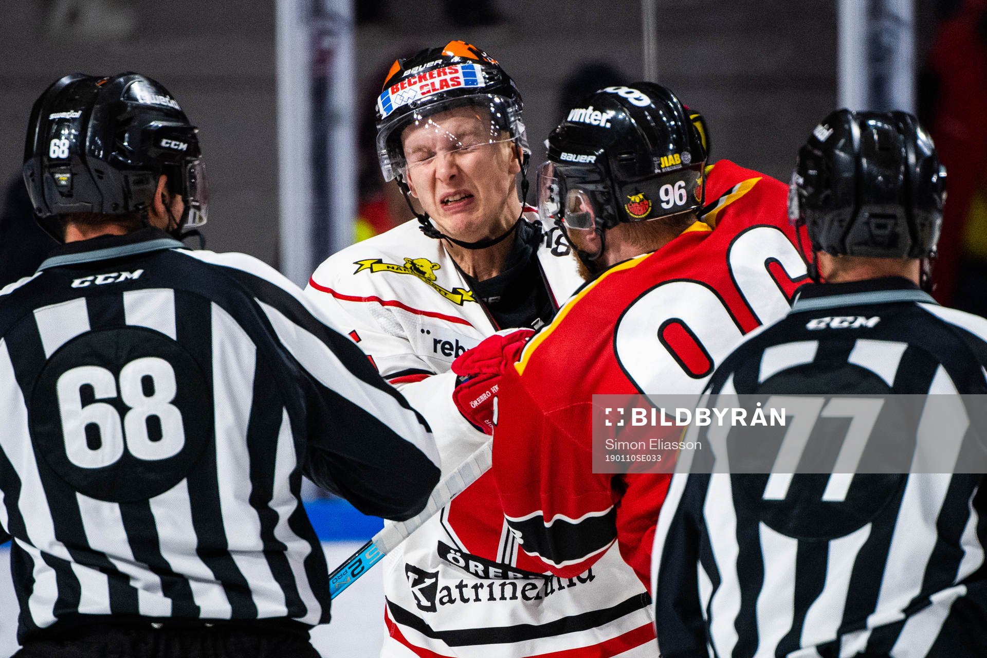 Örebros Gustav Backström och Luleås Robin Kovacs