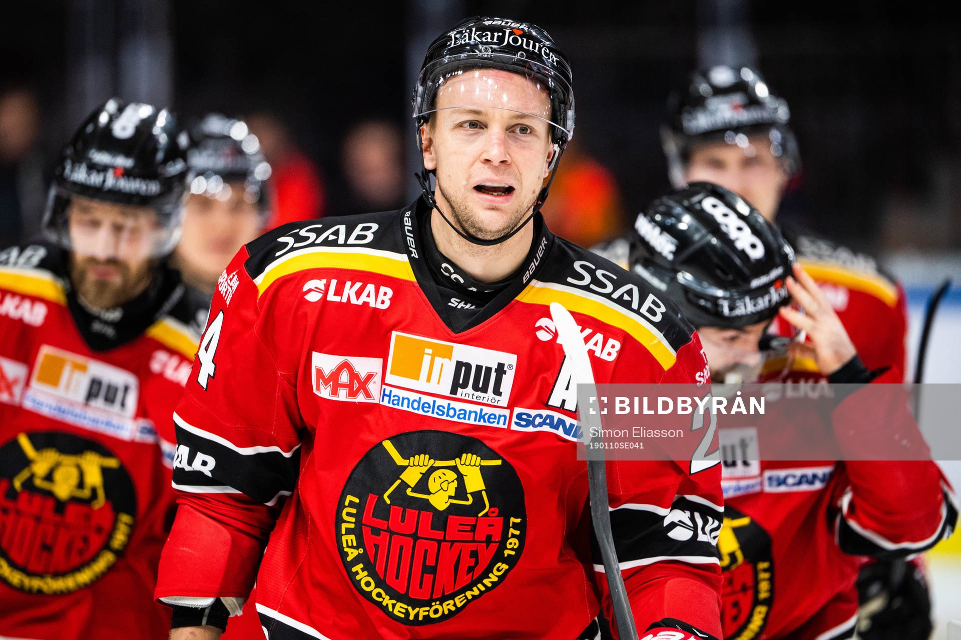 Luleås Johan Harju jublar