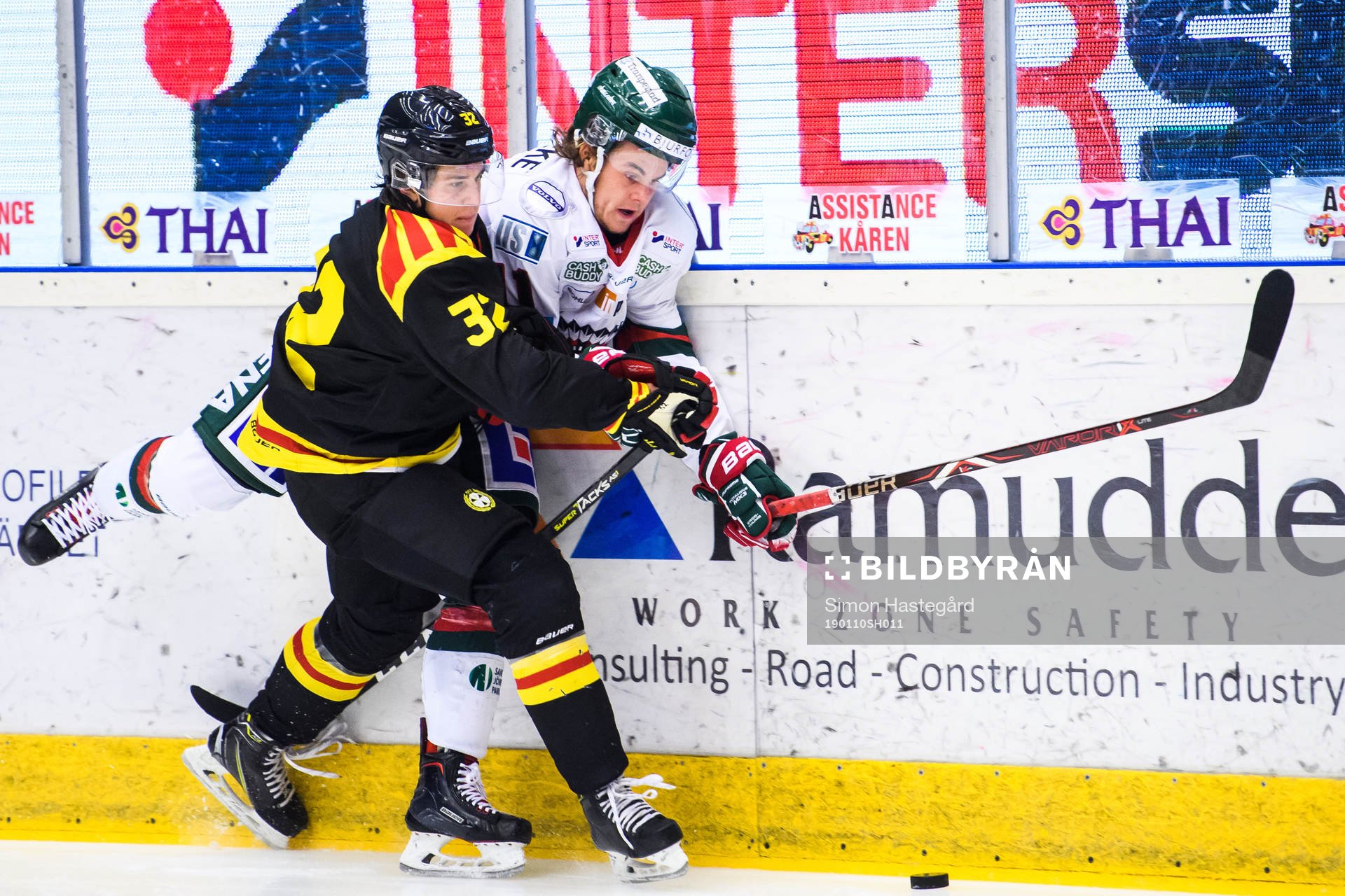Brynäs Adam Deutsch och Frölunda Samuel Fagemo