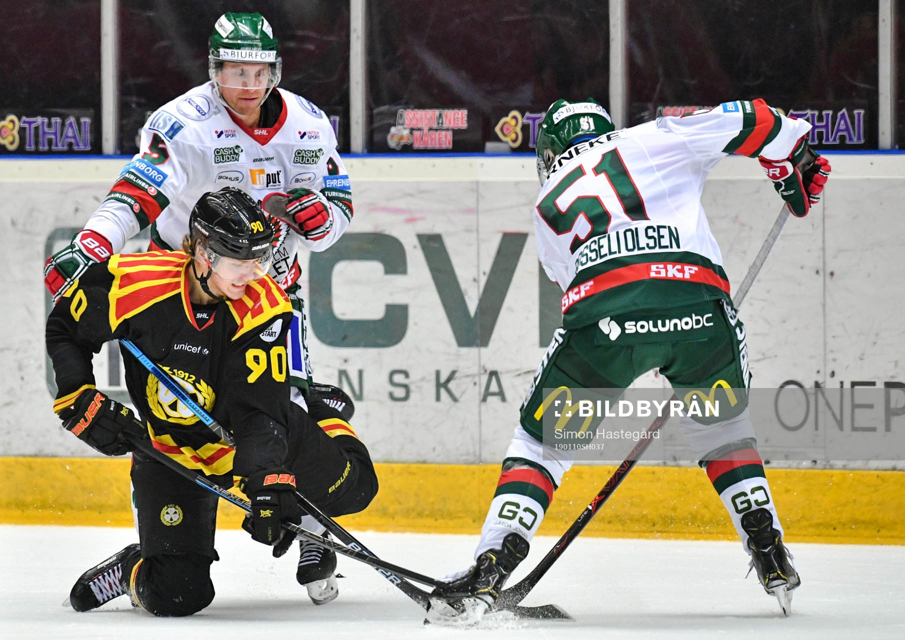 Frölunda Chay Genoway och Mats Rosseli Olsen