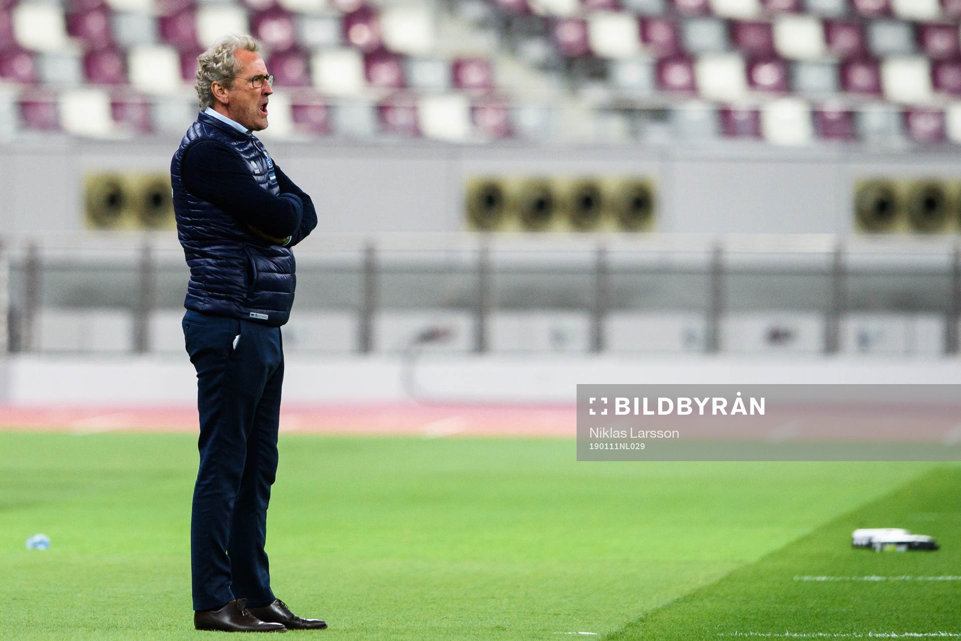 Head coach Erik Hamrén. of Iceland