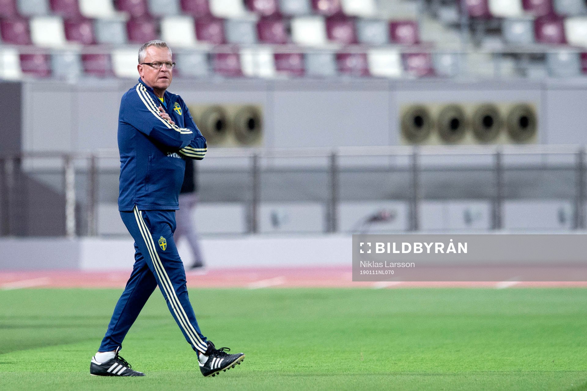 Sweden's head coach Janne Andersson