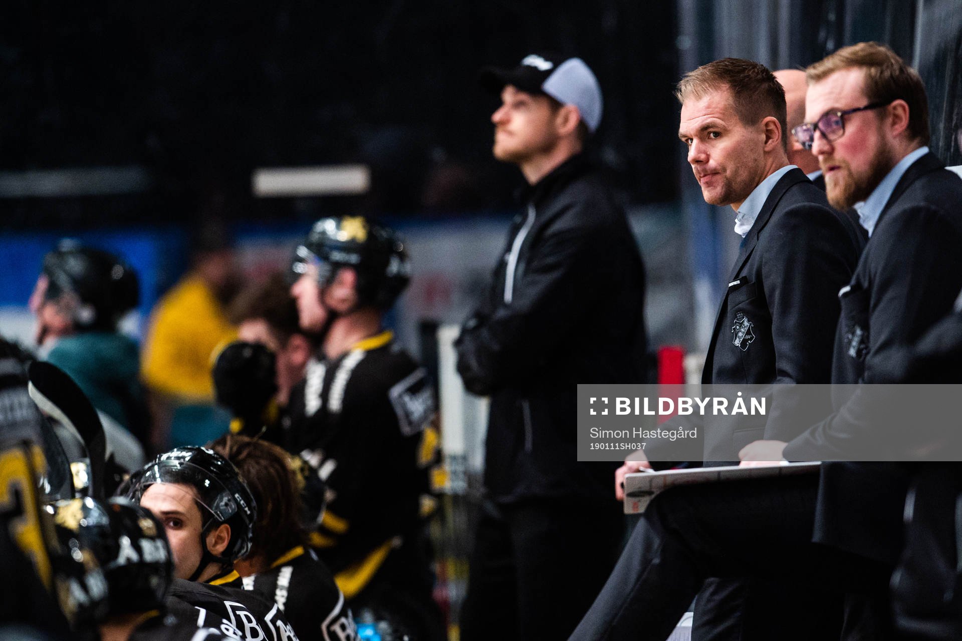 s tränare Tomas Mitell och assisterande tränare Jeff