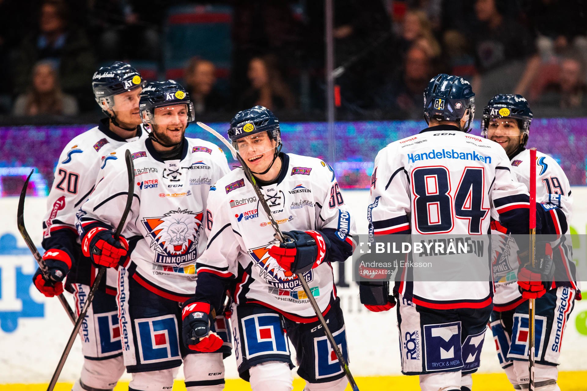 Linköpings Filip Karlsson jublar