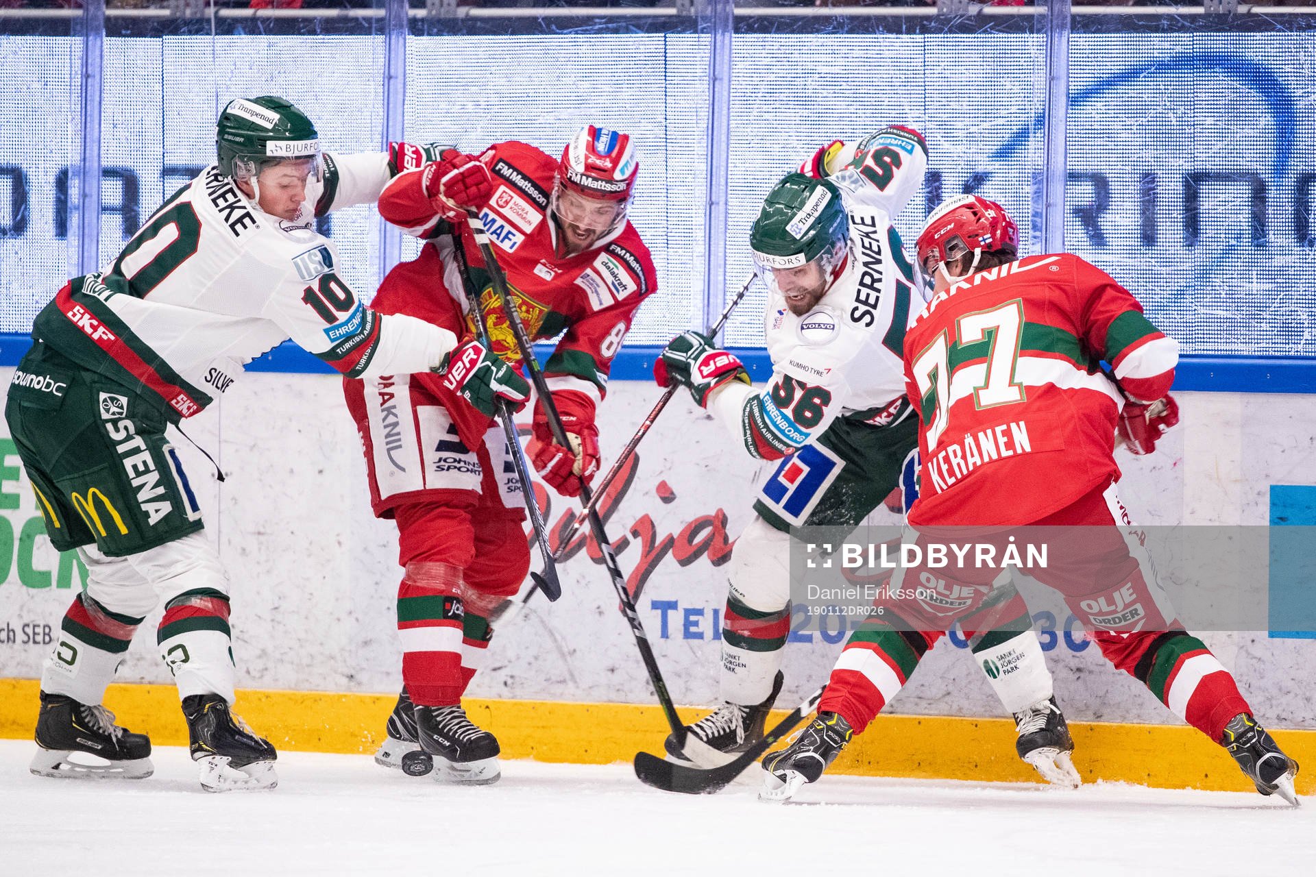 Frölundas Gustav Lindström och ???Mathias Bromé och