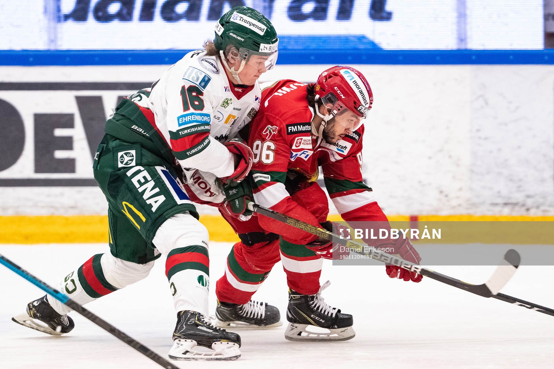 Frölundas Filip Westerlund och Moras Niki Petti