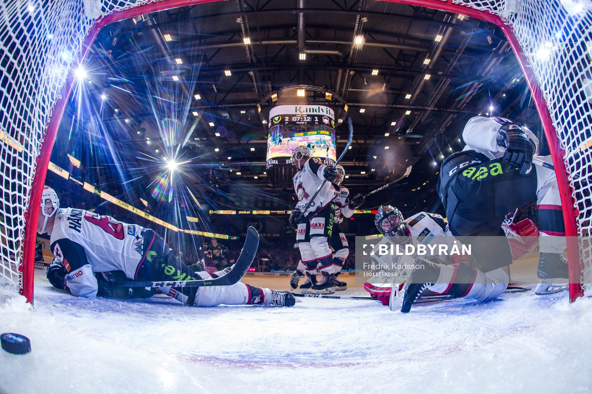 Malmö Redhawks spelare deppar