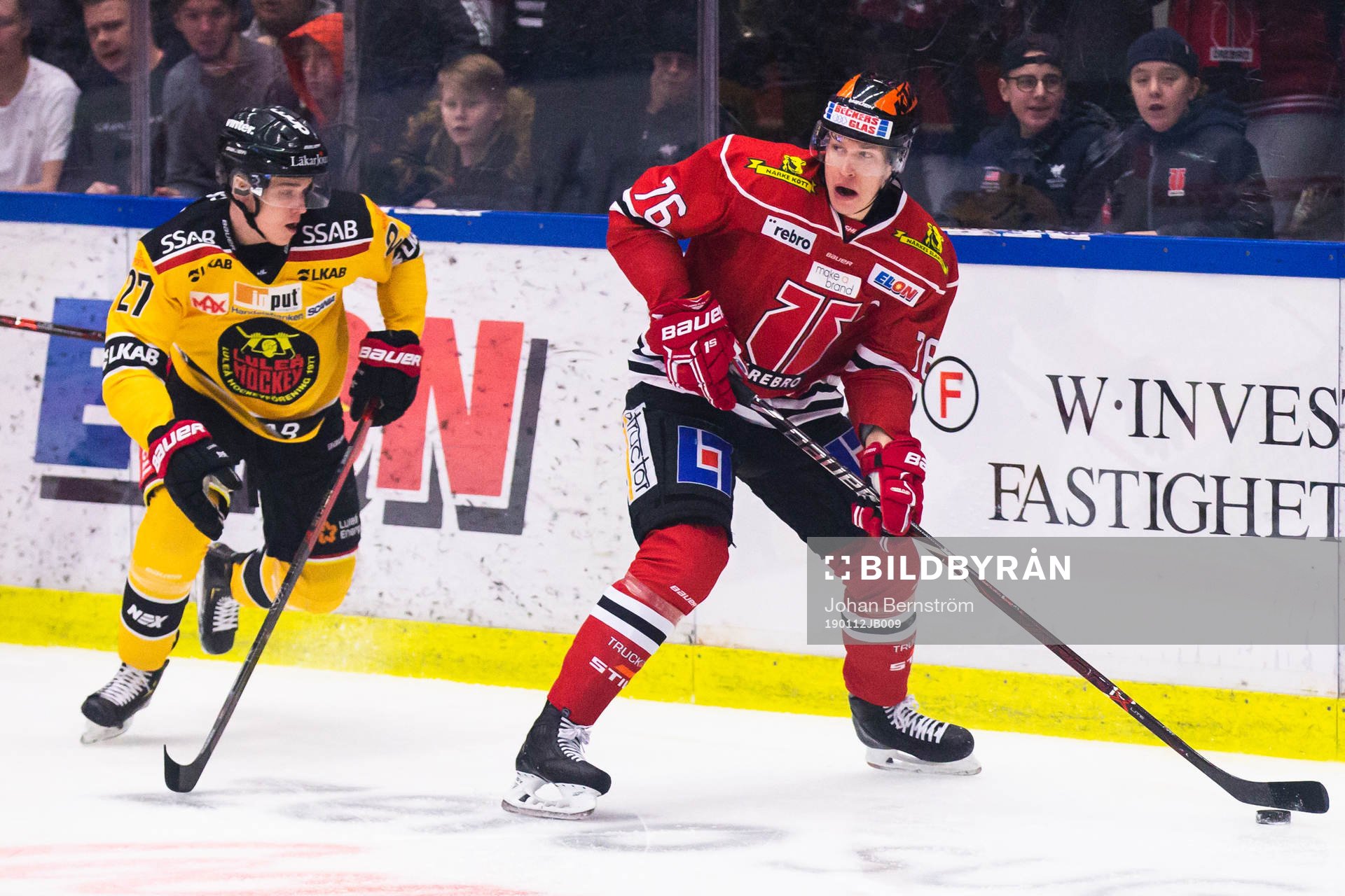 Luleås Nils Lundkvist och Örebros Jere Sallinen