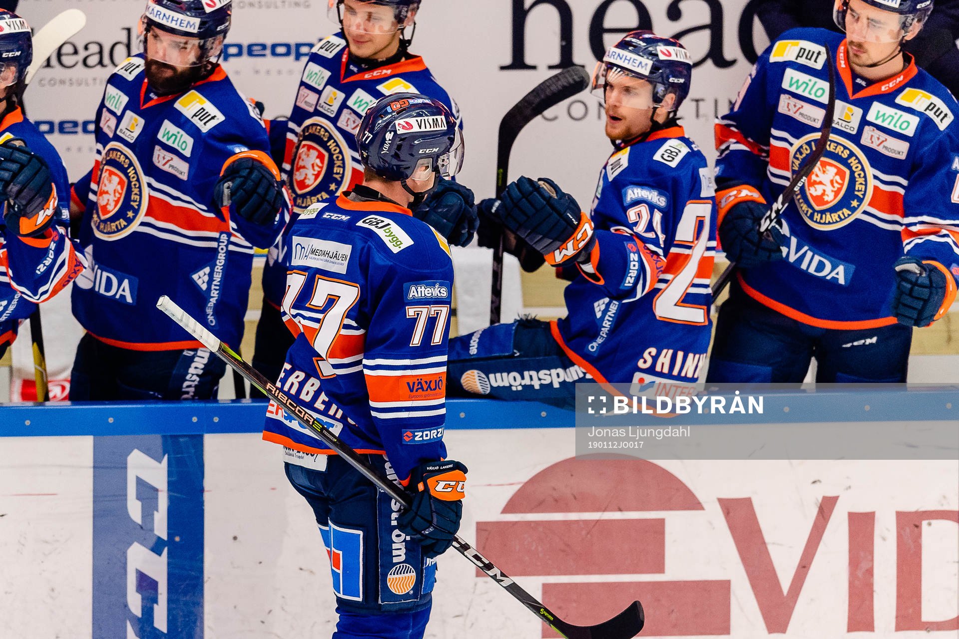 Växjös Pontus Netterberg jublar