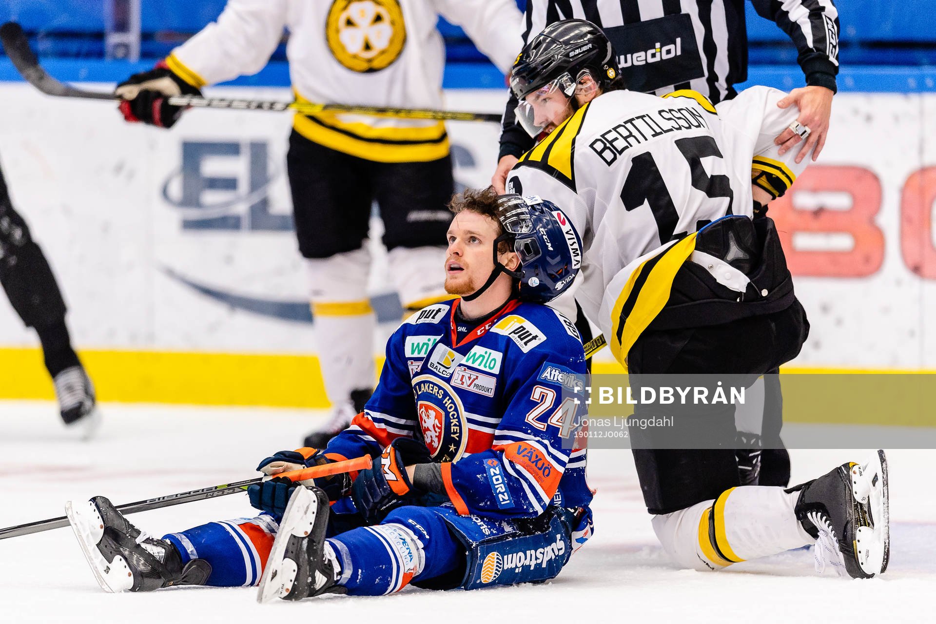 Växjös Brendan Shinnimin och Brynäs Simon Bertilsson