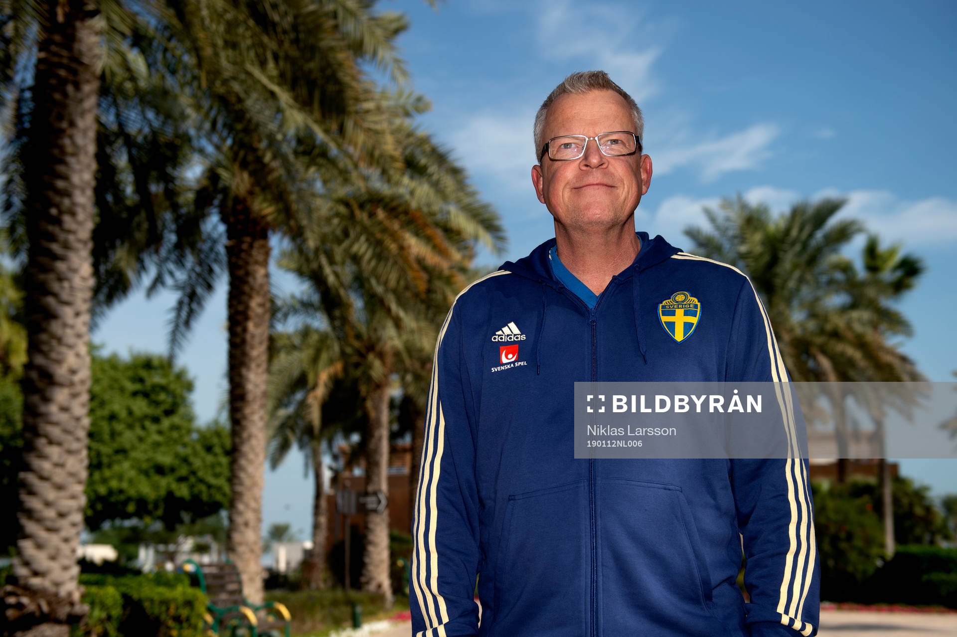 Sweden's head coach Janne Andersson