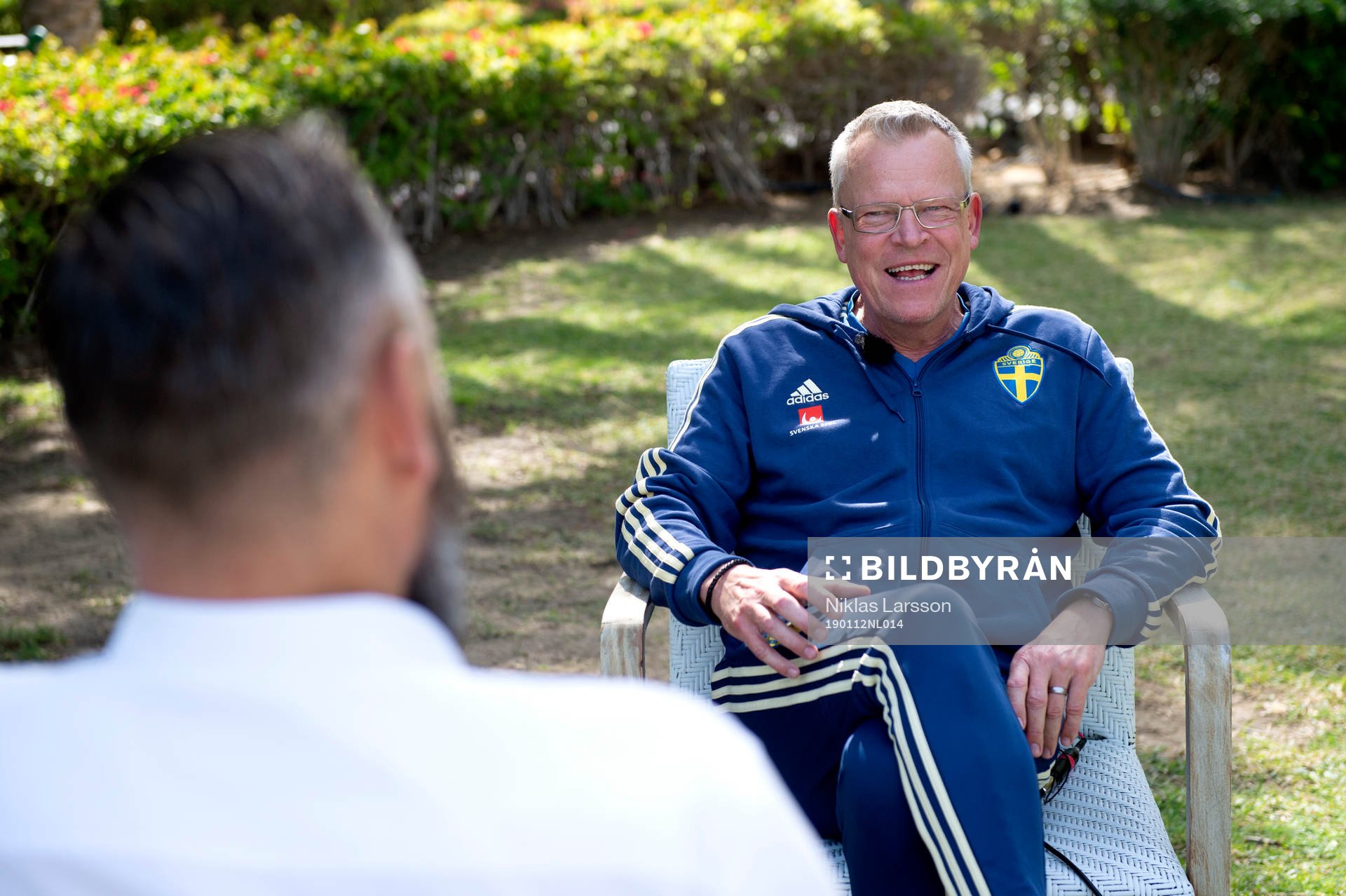 Sweden's head coach Janne Andersson