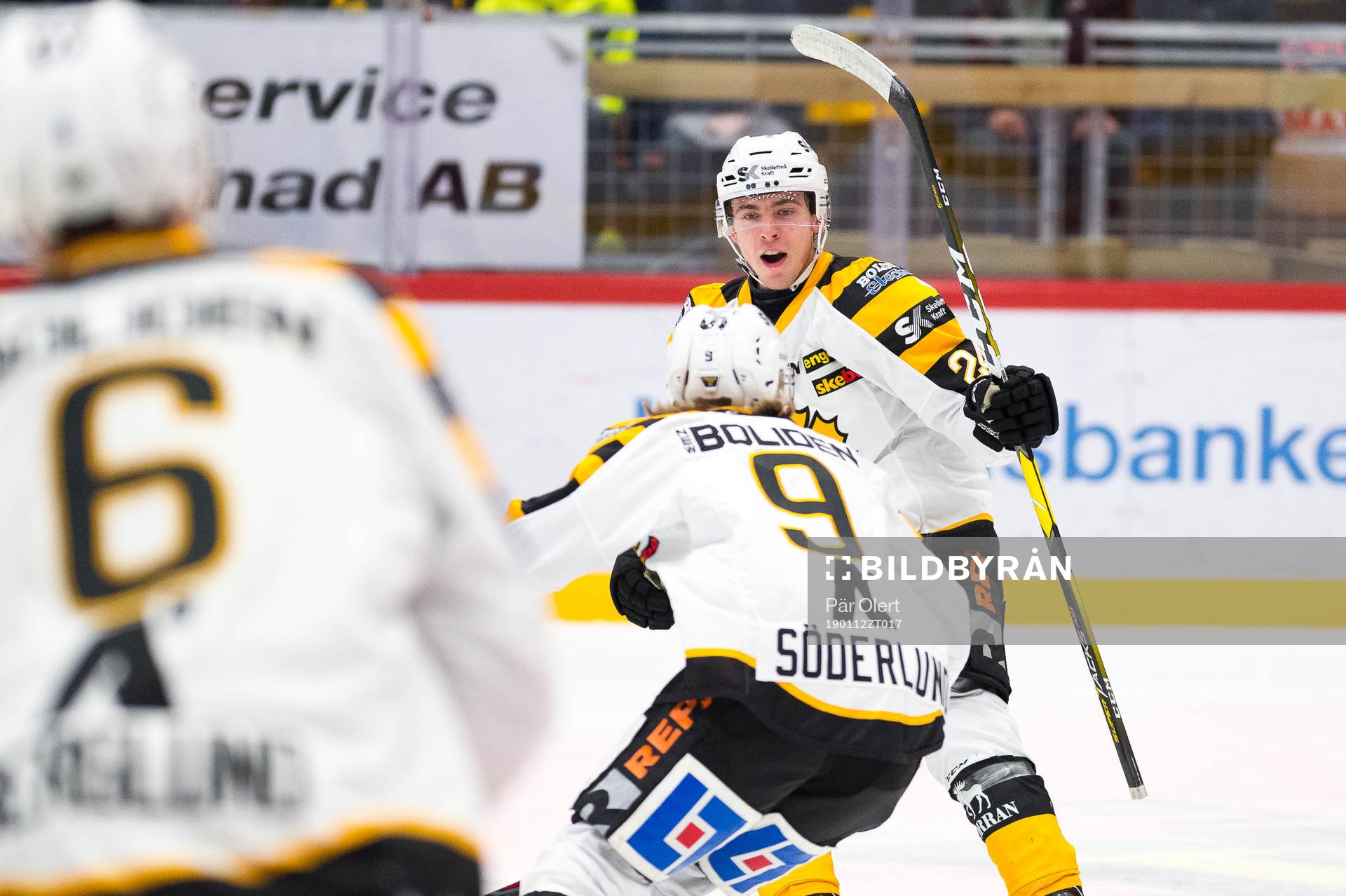 Skellefteås Andreas Wingerli jublar