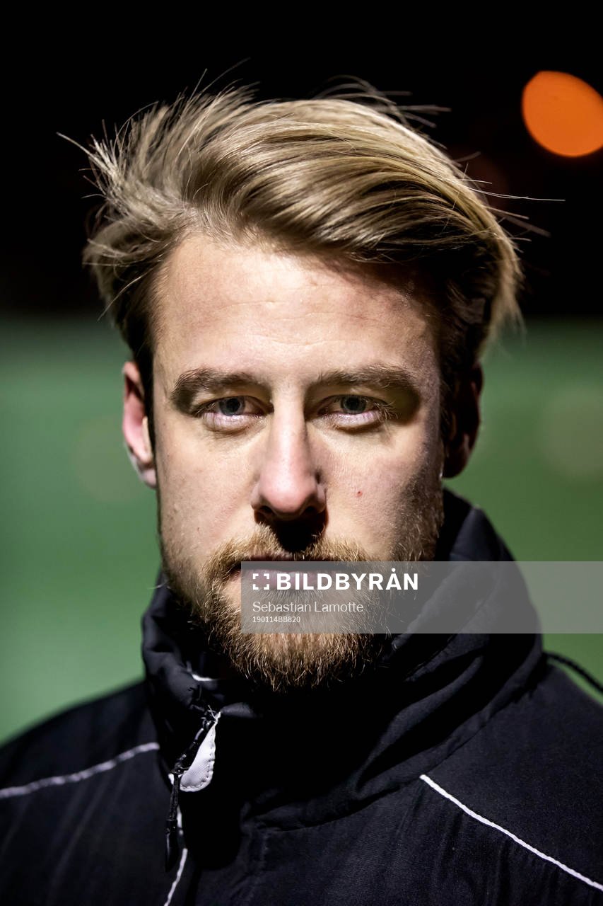 FC Trollhättans tränare William Lundin