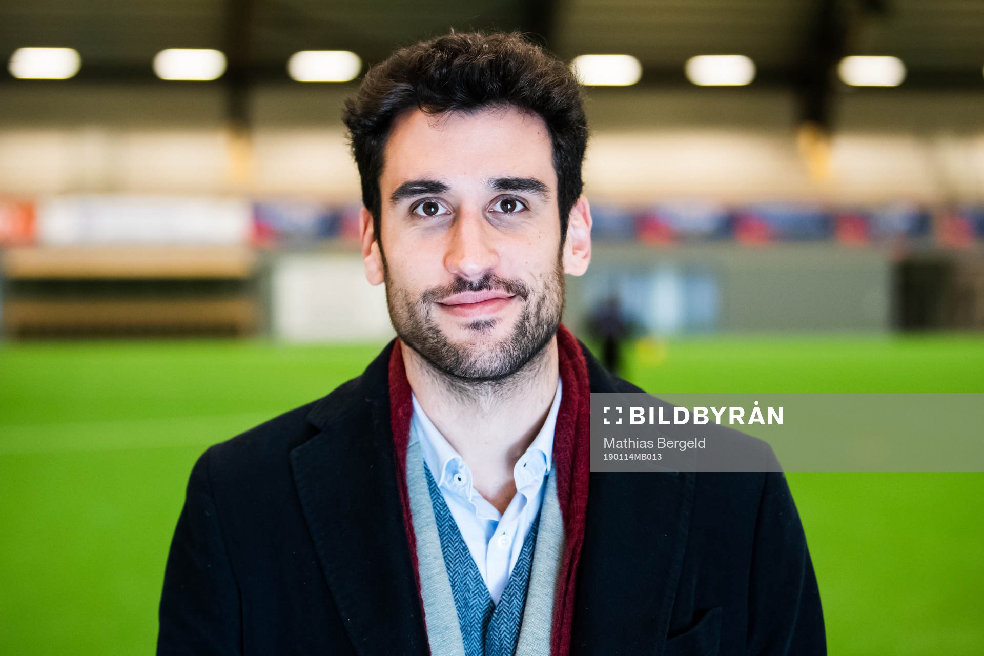 Ekkono Soccers Fran Querol poserar för ett porträtt under en träning med det allsvenska fotbollslaget IFK Göteborg den 14 januari 2019 i Göteborg.