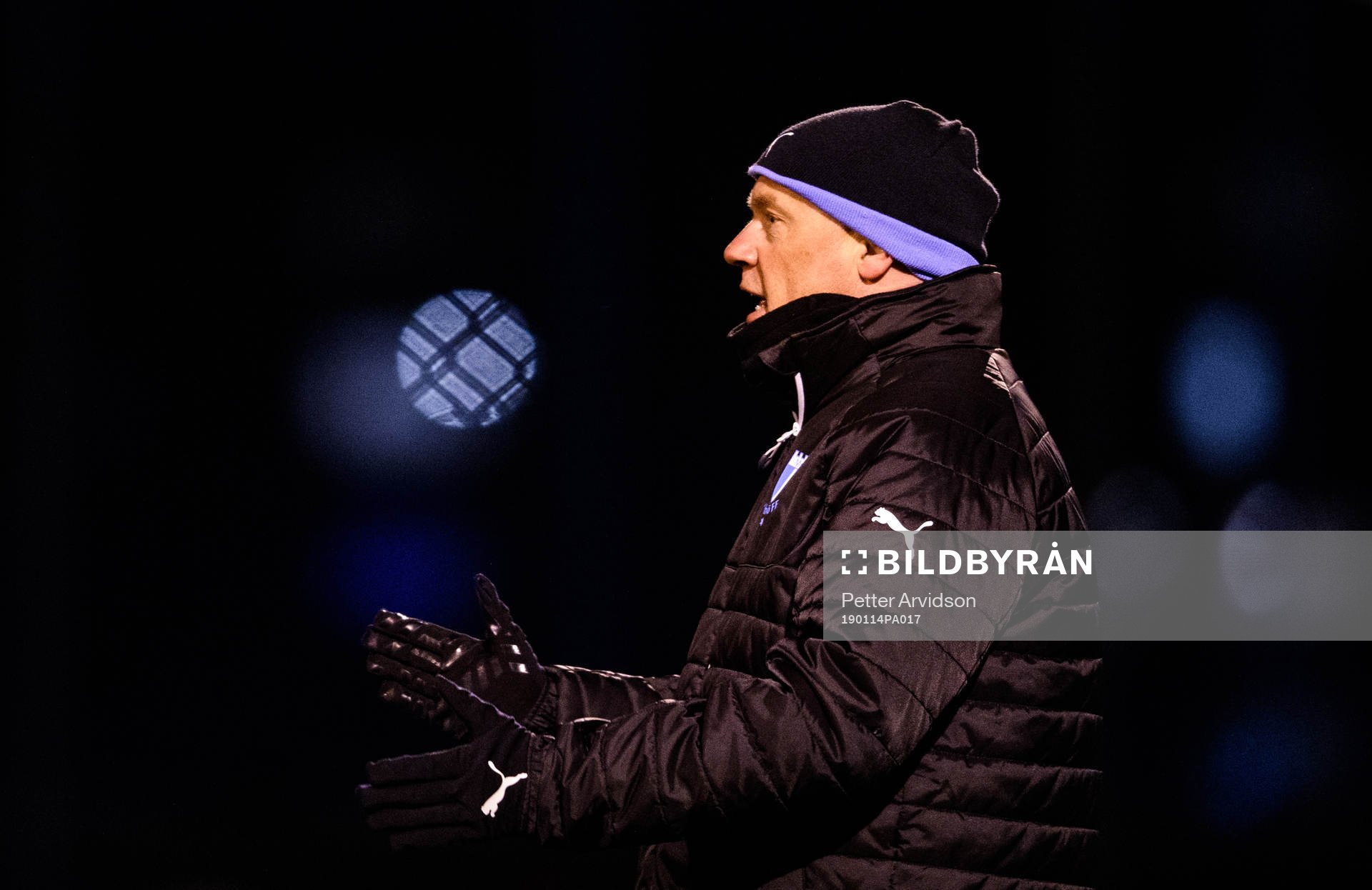 Tränare Uwe Rösler under en fotbollsträning med Malmö FF den 14 januari 2019 i Malmö.