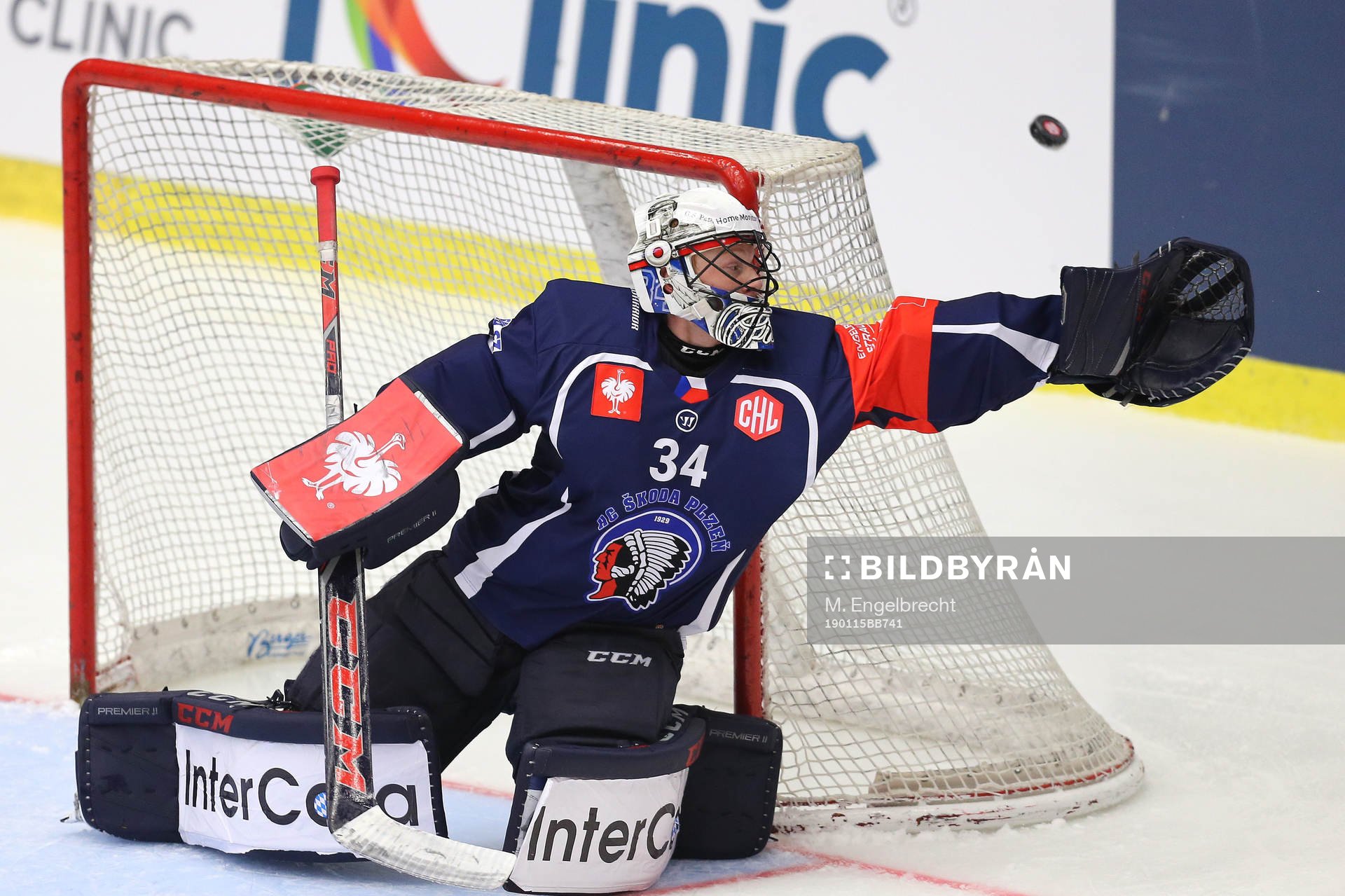 Ishockey, CHL PILSEN,CZECH REPUBLIC,15.JAN.19 - ICE HOCKEY