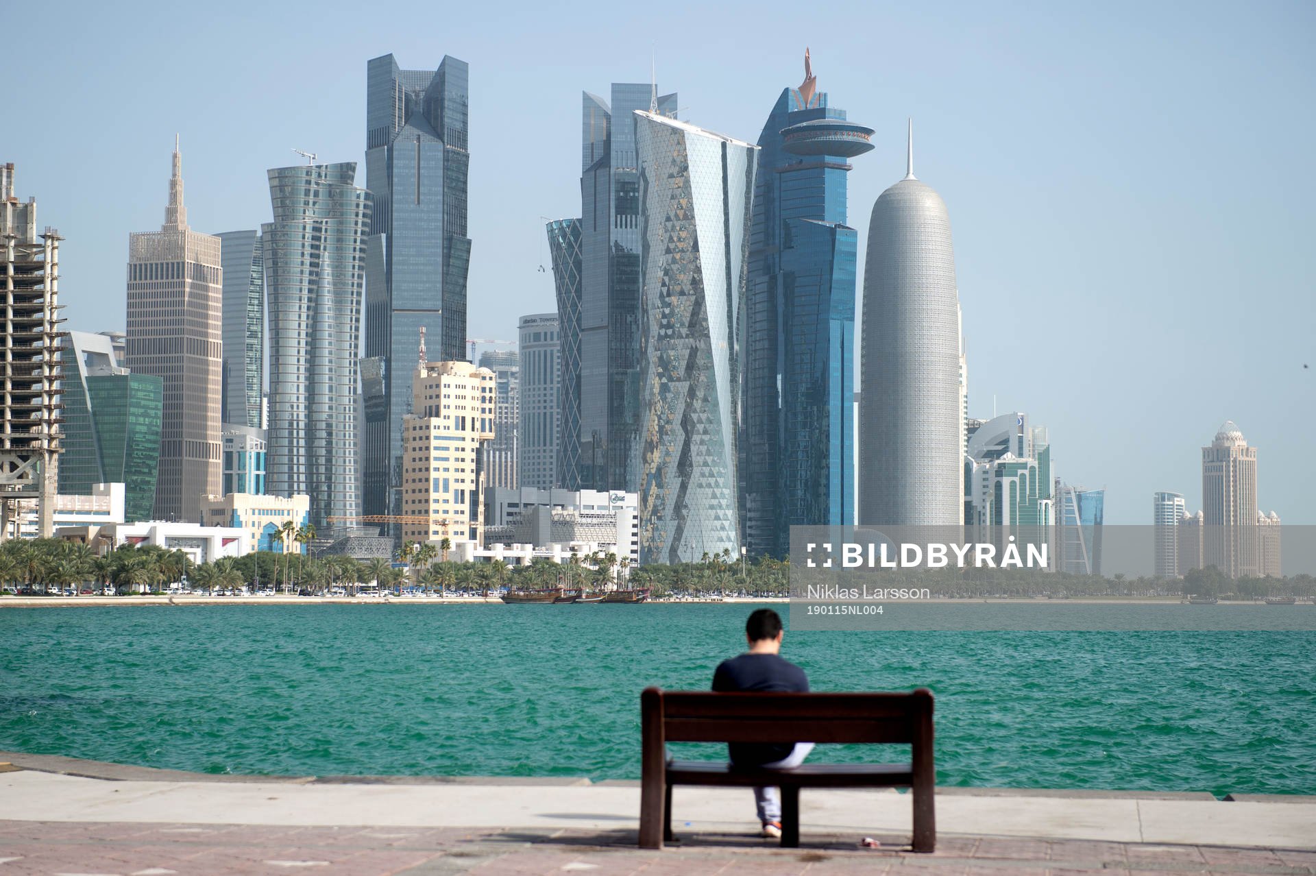 General view over Doha in Qatar, where the 2022 FIFA World