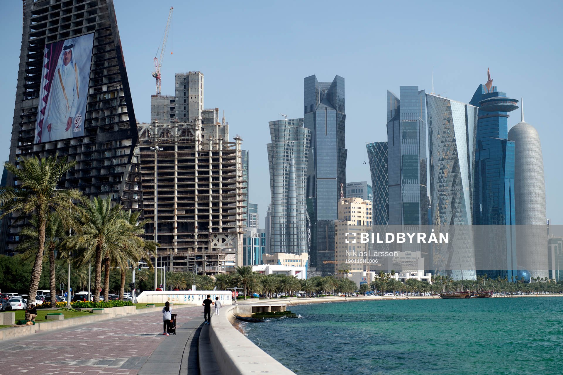 General view over Doha in Qatar, where the 2022 FIFA World