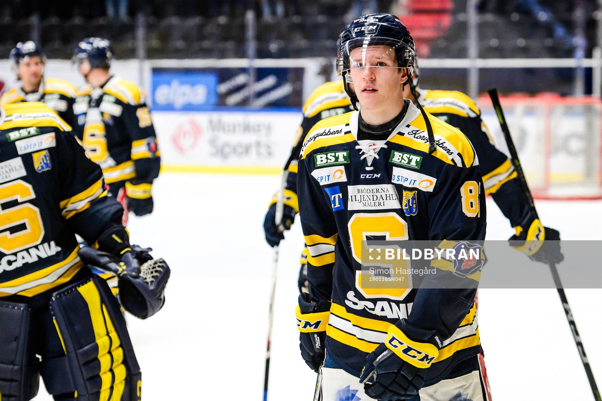 Södertäljes Hugo Gustafsson jublar