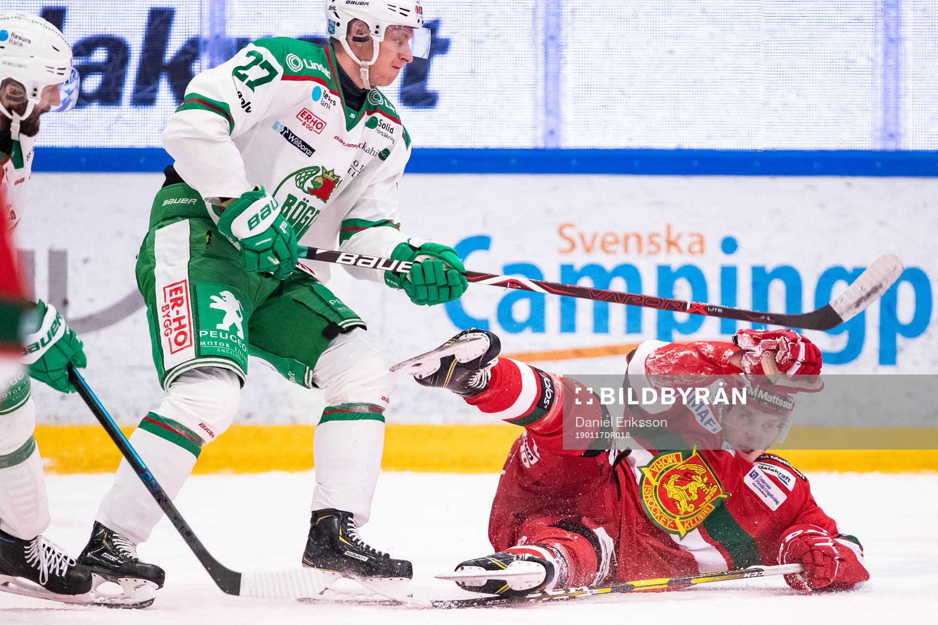 Rögles Jesper Williamsson och Moras Jonathan Carlsson