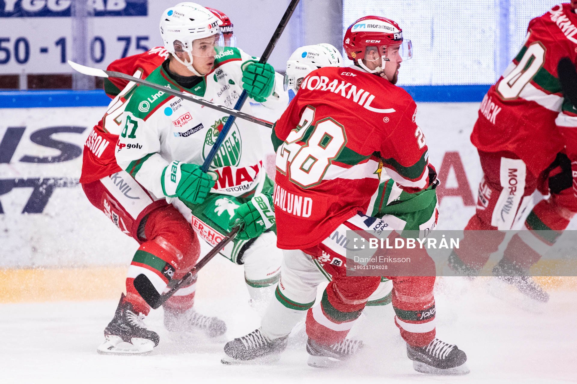 Rögles Leon Bristedt och Moras Oskar Svanlund