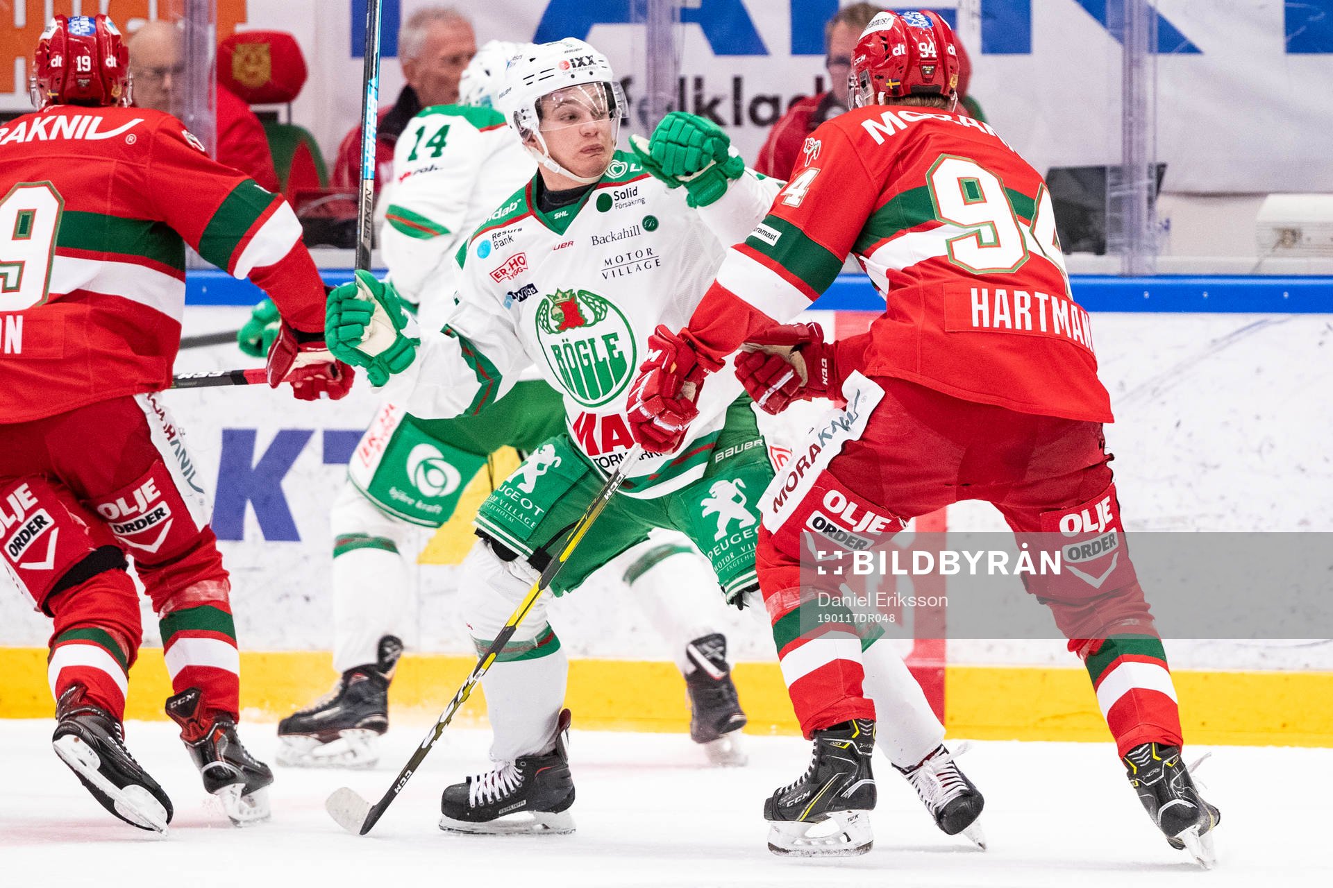 Rögles Leon Bristedt och Moras Sebastian Hartmann