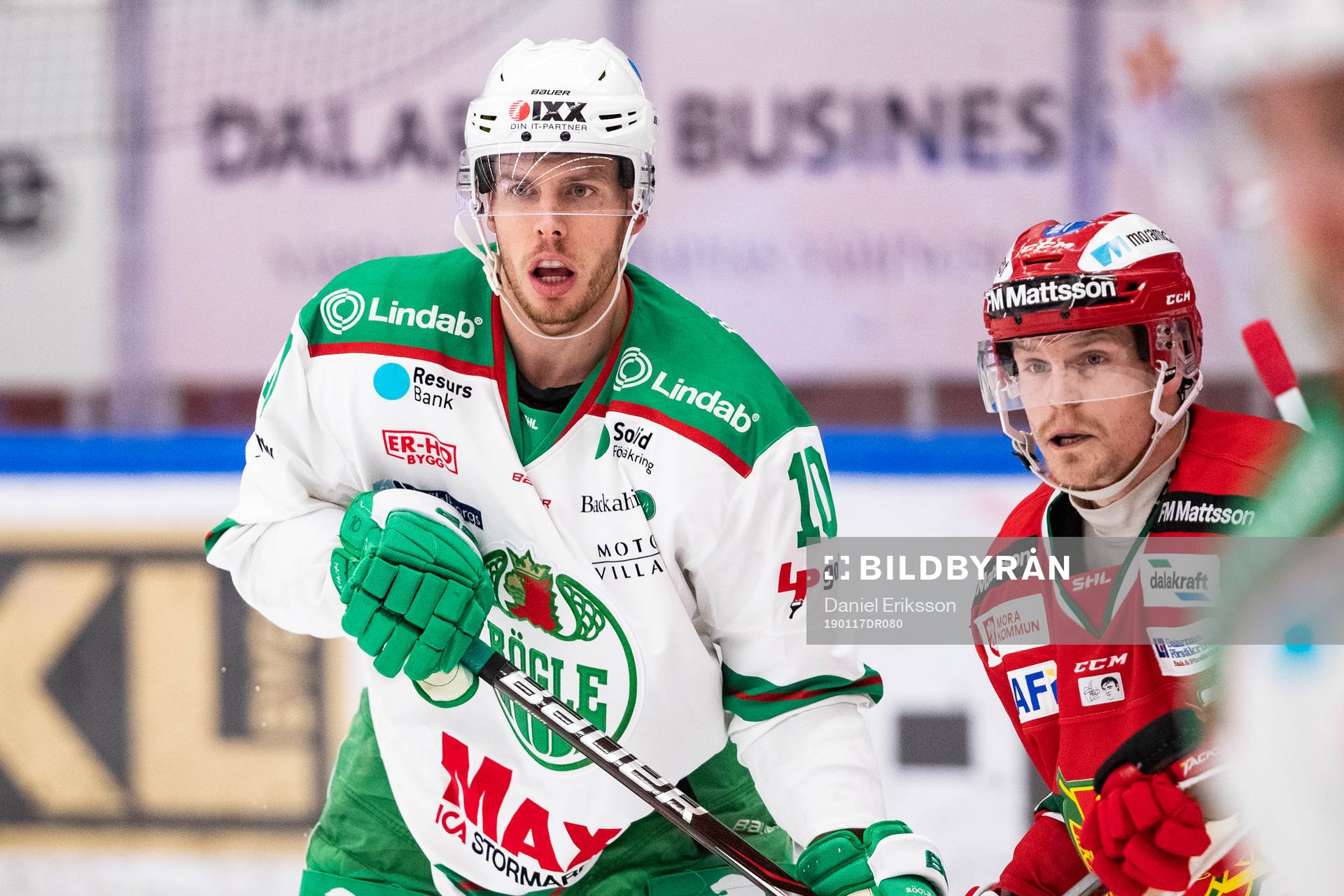 Rögles Matt Carey och Moras Adam Massuhr