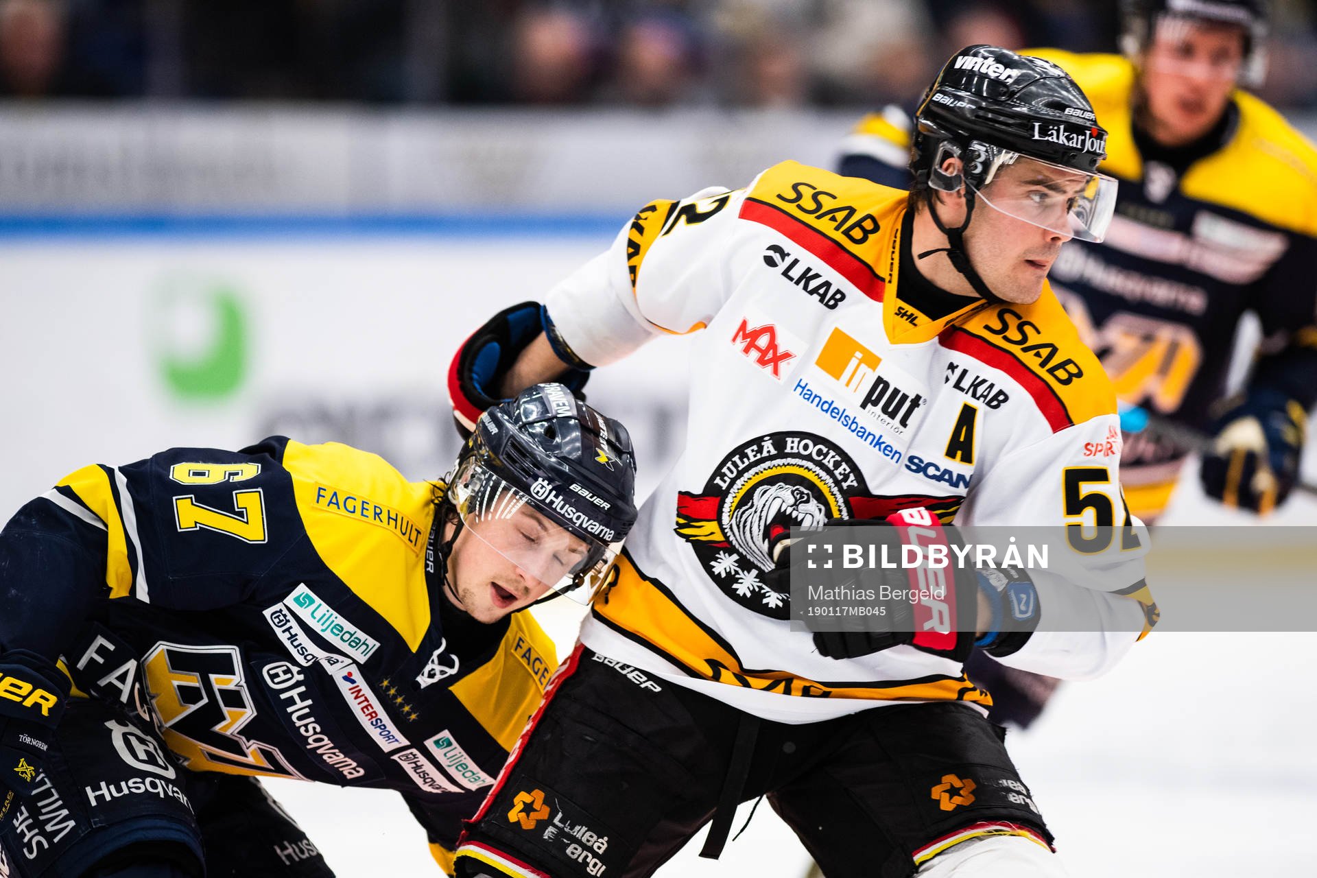 s Christoffer Törngren och Luleås Karl Fabricius i