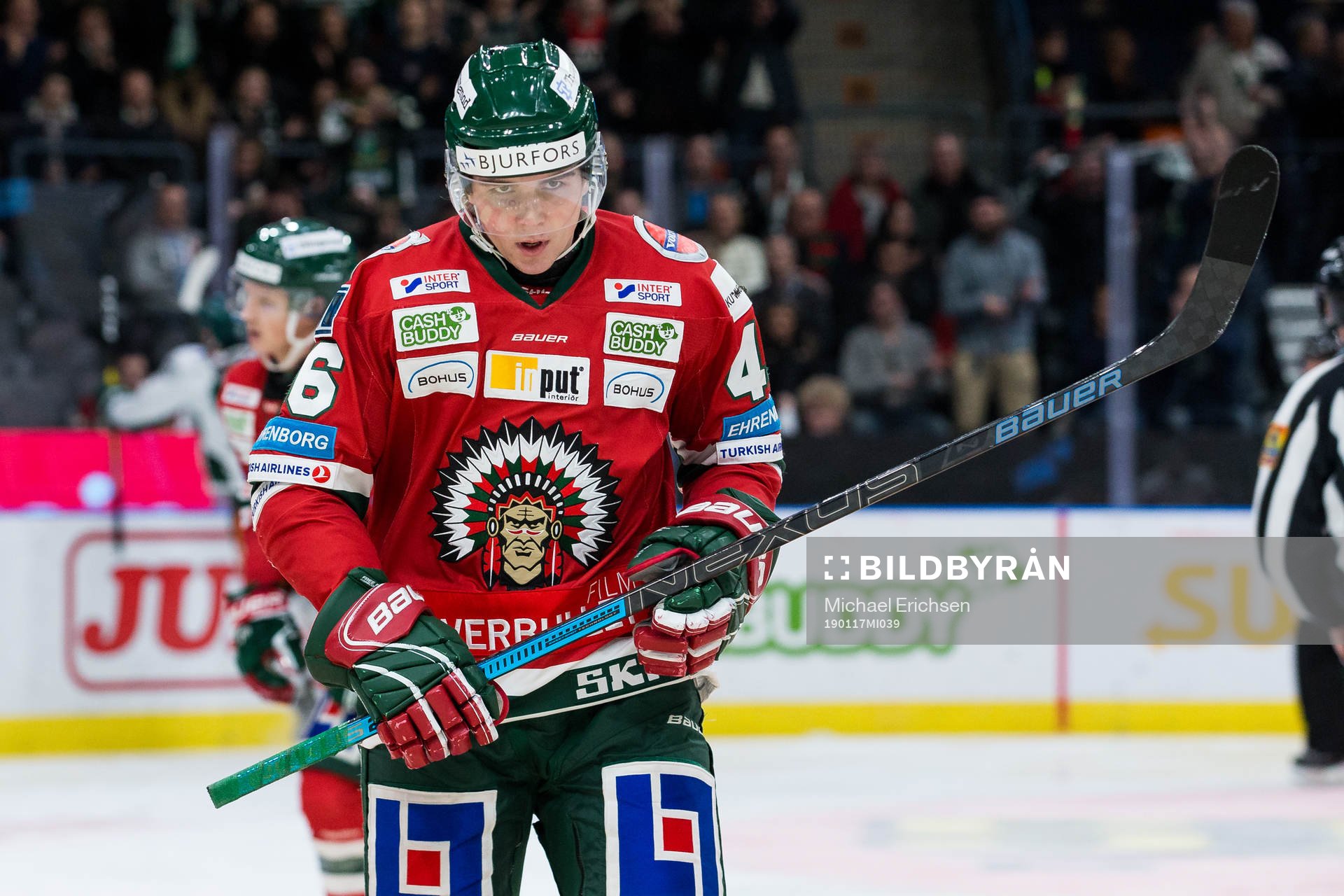 Frölundas Oliwer Fjellström deppar