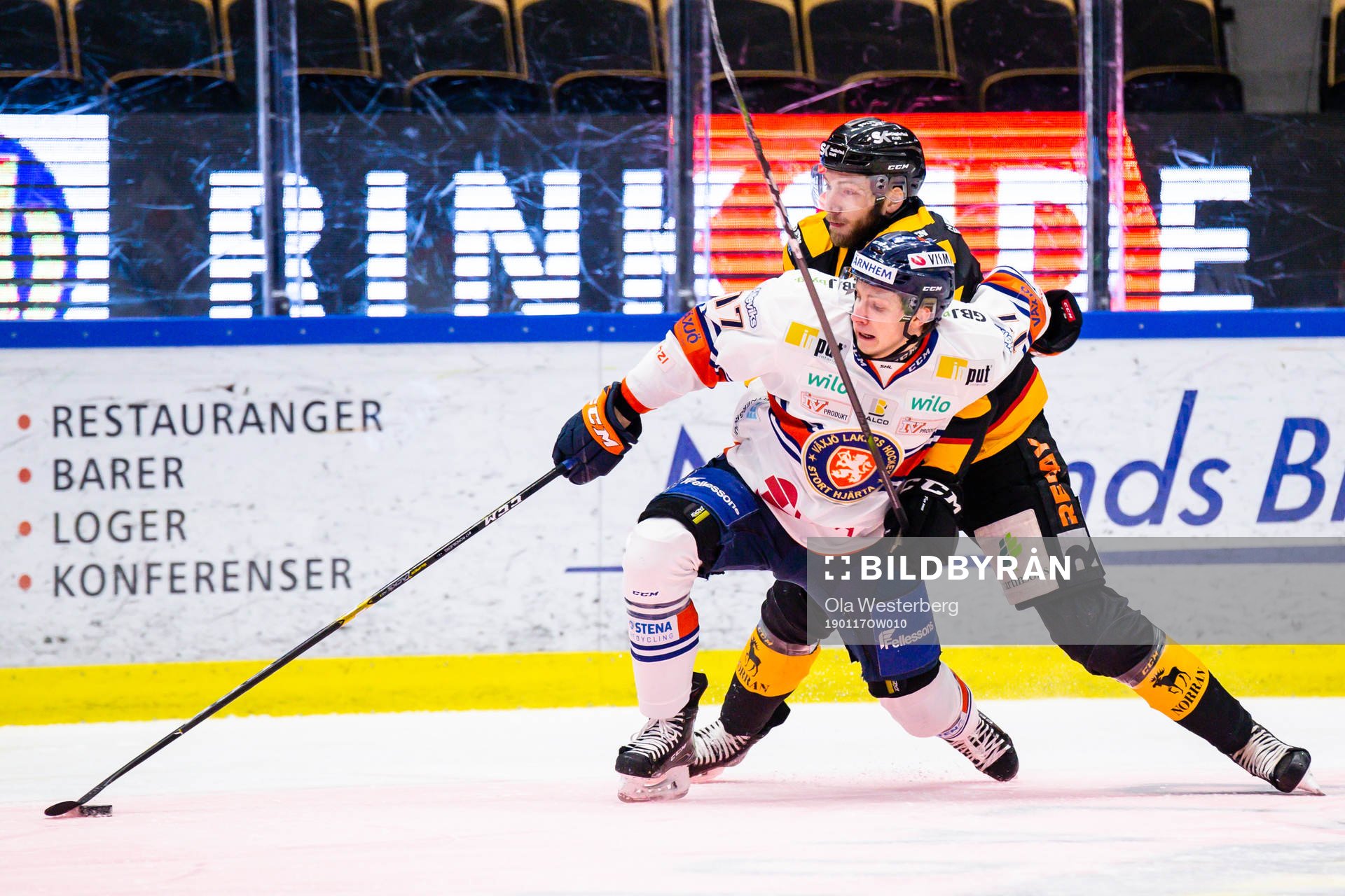 Växjös Jonas Röndbjerg och Skellefteås Petter Granberg