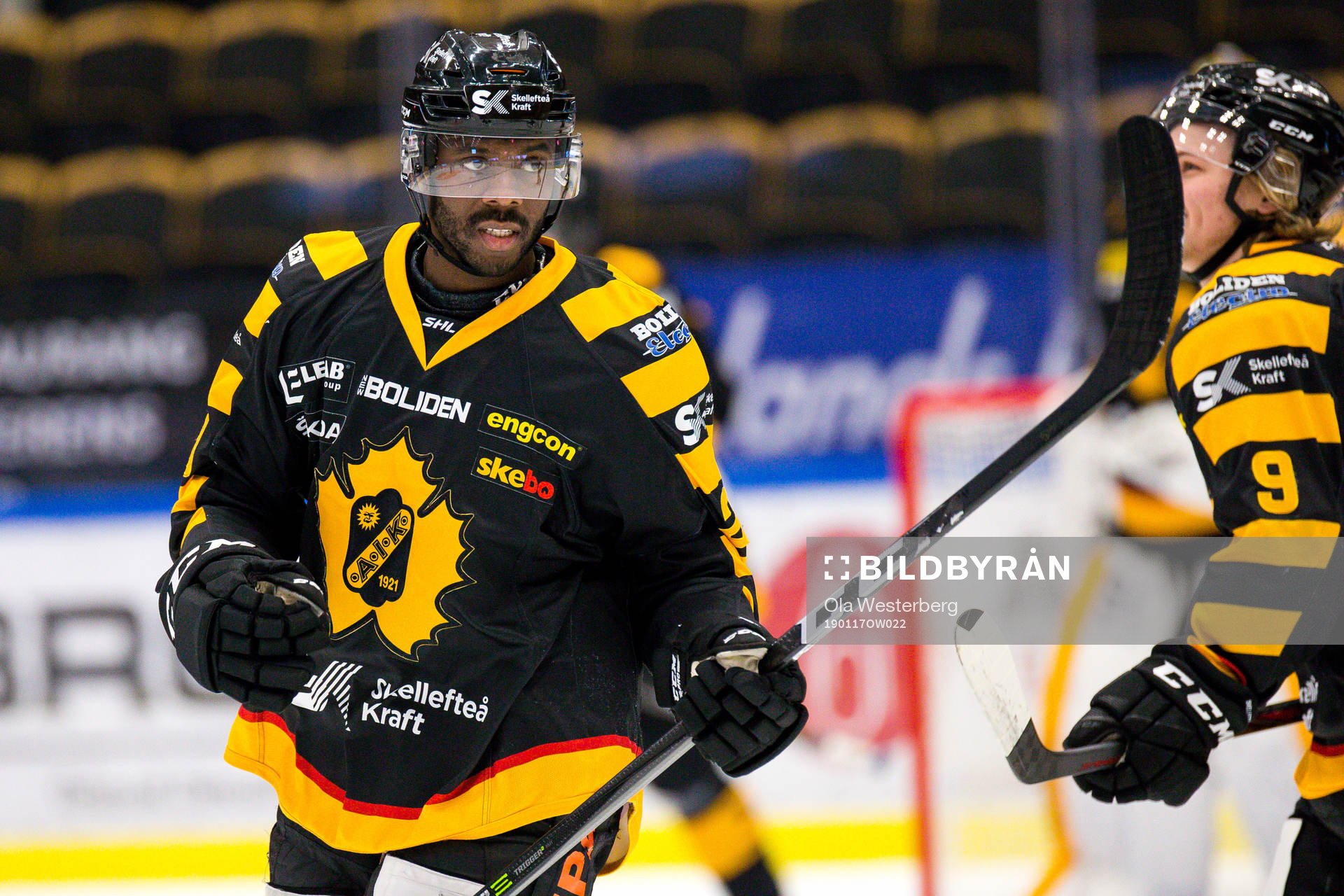 Skellefteås Edwin Hedberg jublar