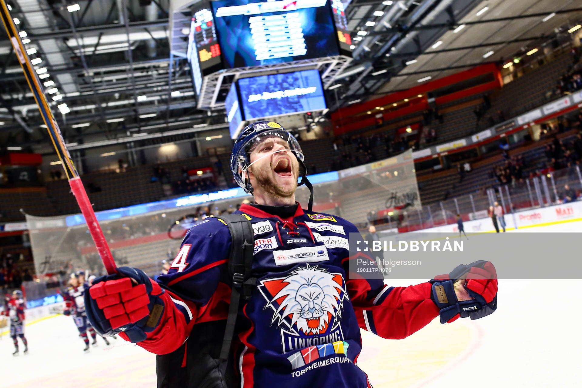 Linköpings Jimmy Andersson jublar