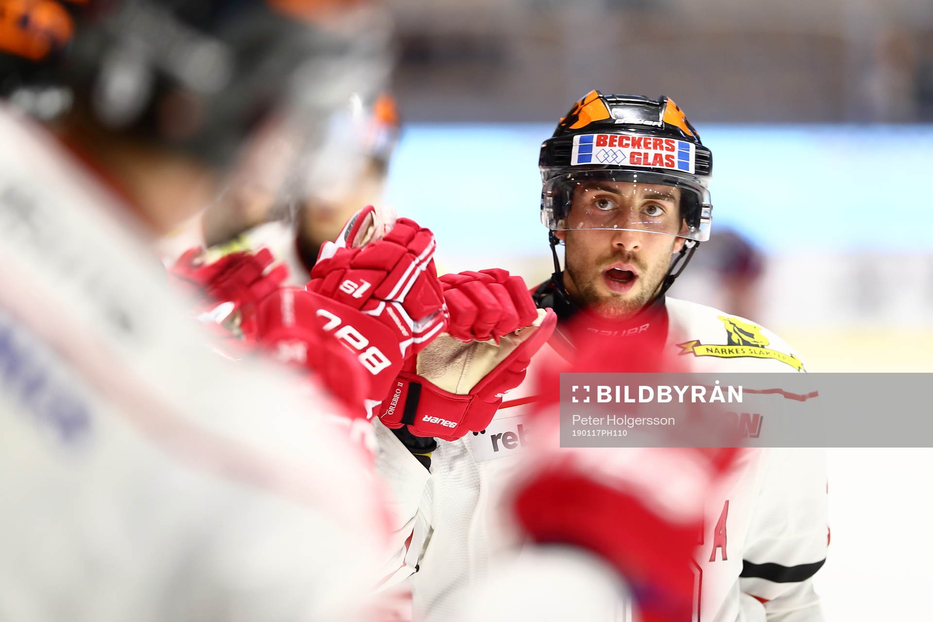 Örebros Aaron Palushaj jublar
