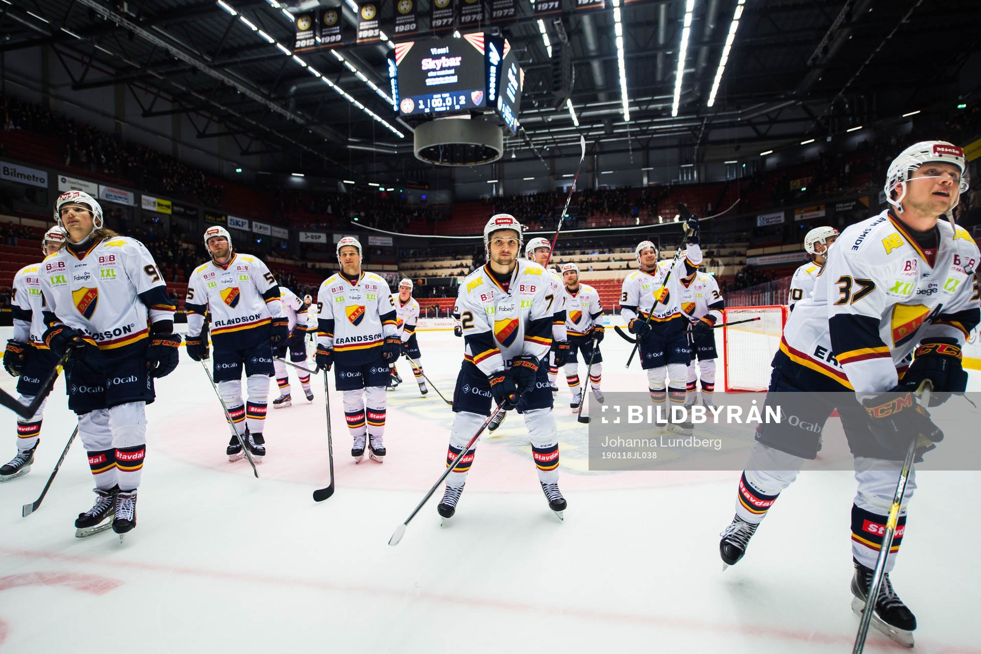 Djurgårdens spelare jublar