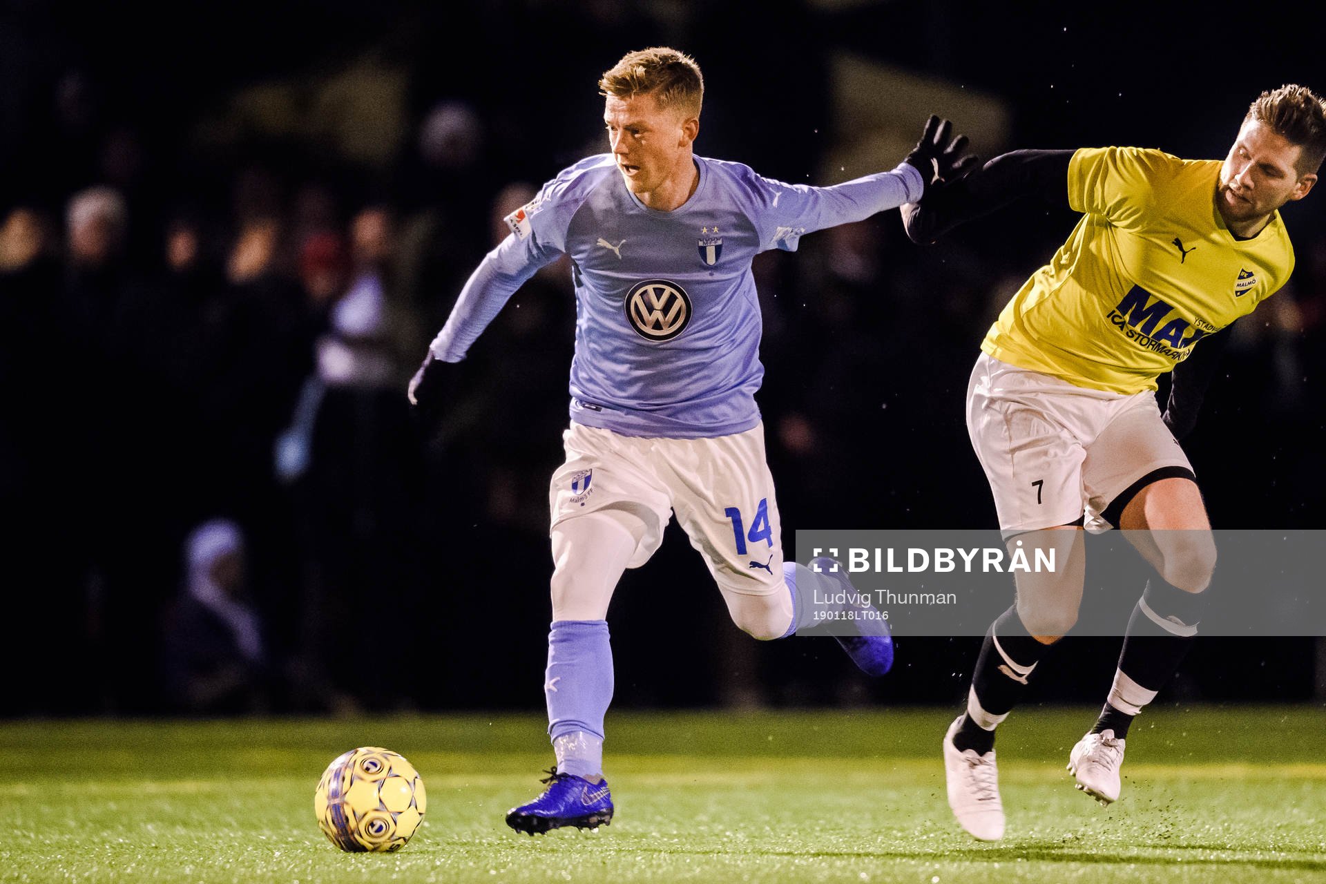 Malmö FFs Anders Christiansen och IFK Malmös Jesper Lantz