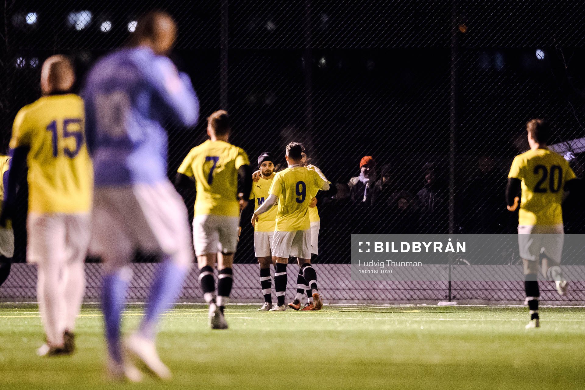 IFK Malmös spelare jublar
