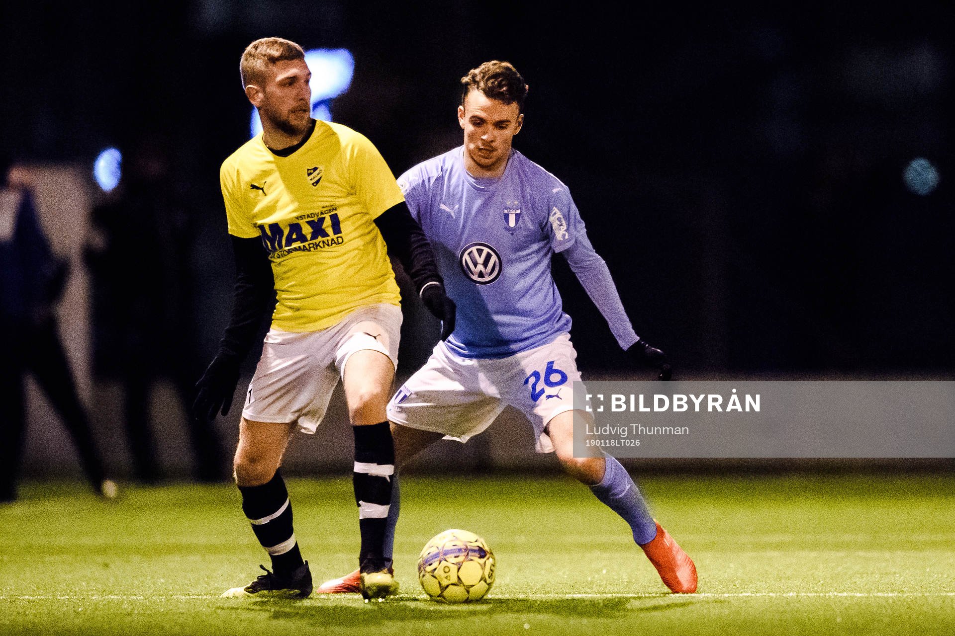 IFK Malmös Oskar Zubac och Malmö FFs Andreas Vindheim