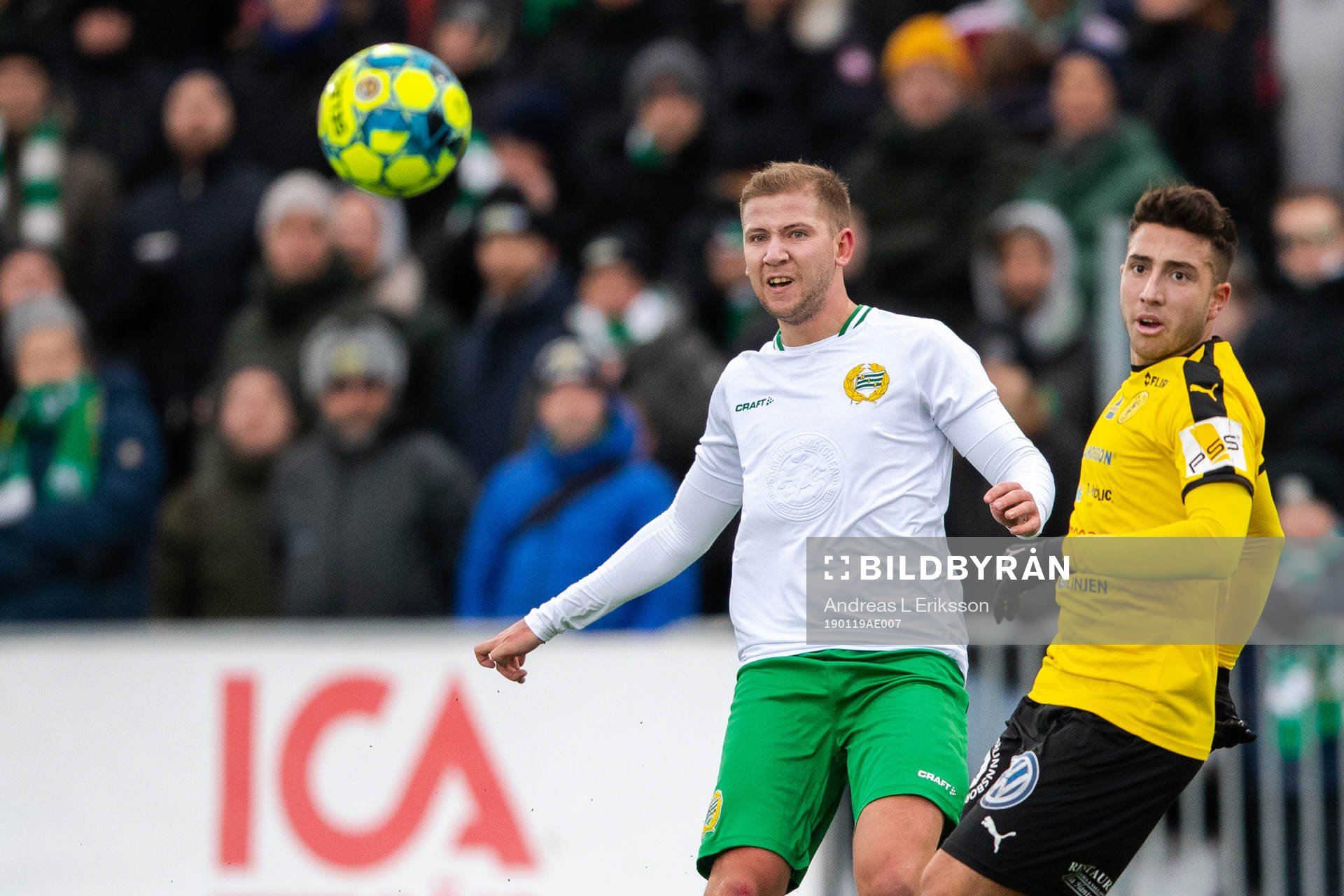 Hammarbys Darijan Bojanic och Frejs Moustafa Zeidan