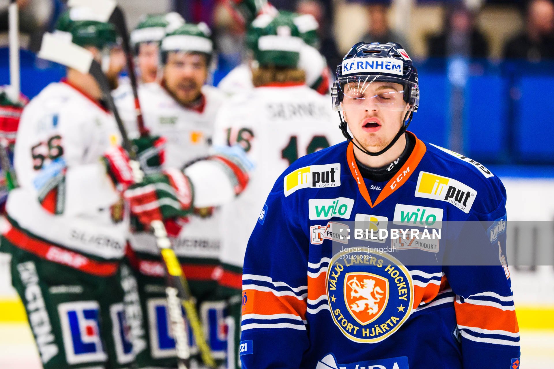 Växjös Linus Högberg deppar