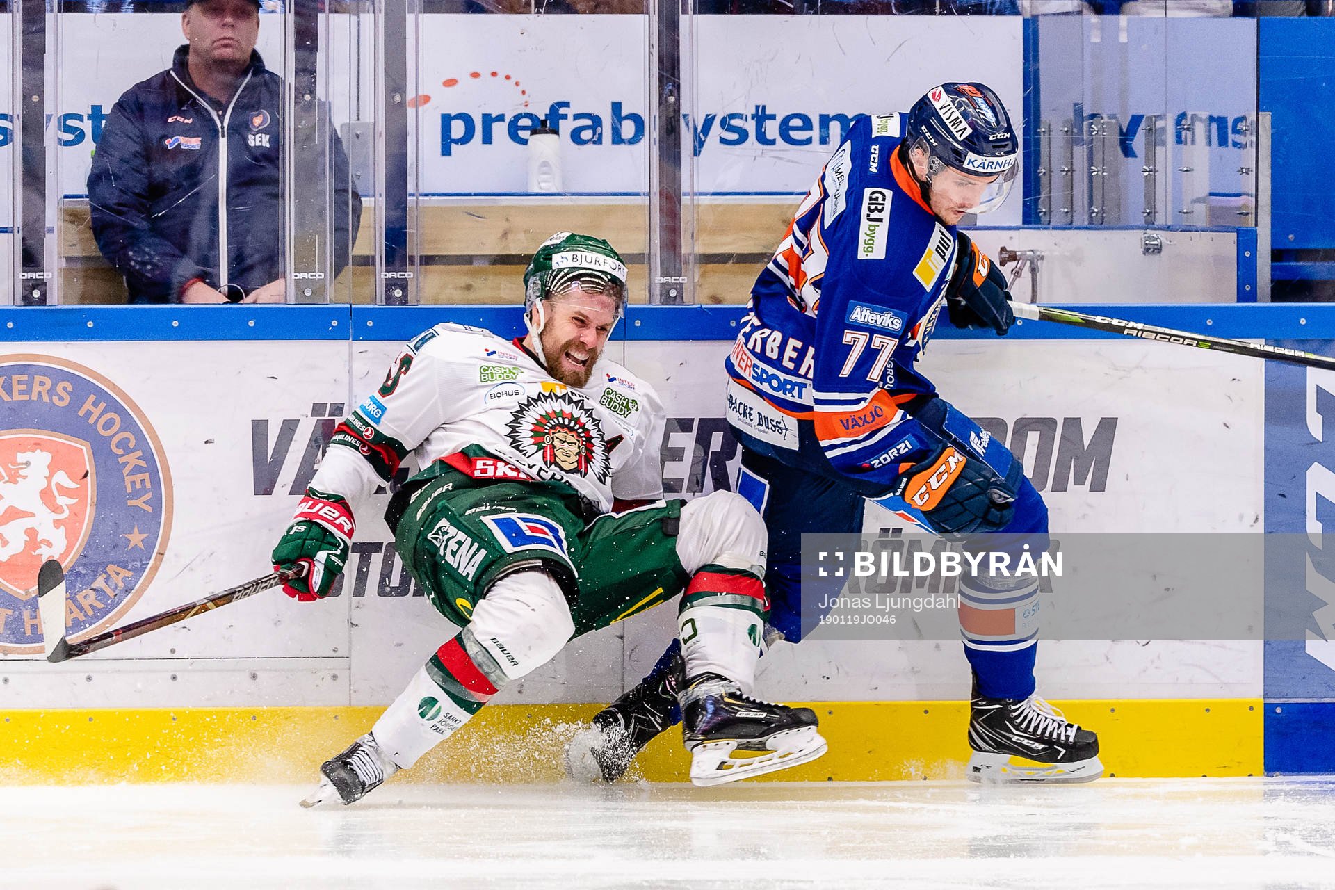 Frölunda Jonathan Sigalet faller